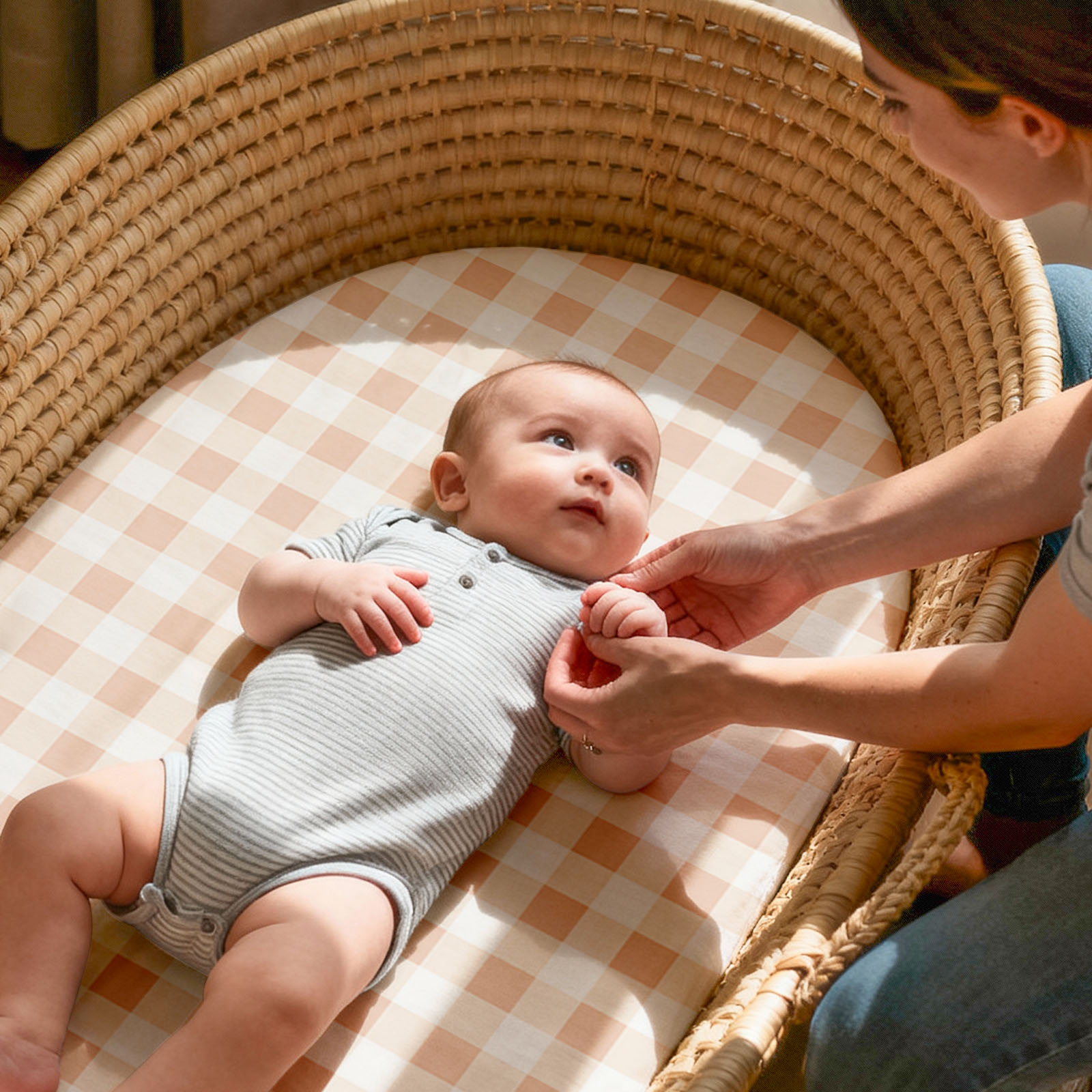 Pastoral Whispers | Soft Microfiber Fitted Change Pad Cover & Bassinet Sheets 4 Pack | 16''*32''