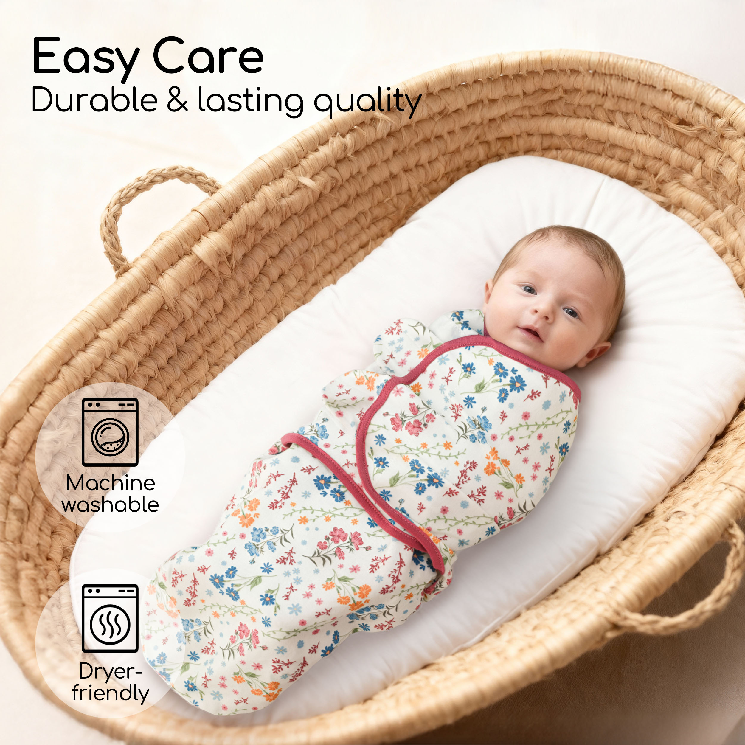 Pink Azure | Baby Swaddle 2-Pack | 0-3 Months