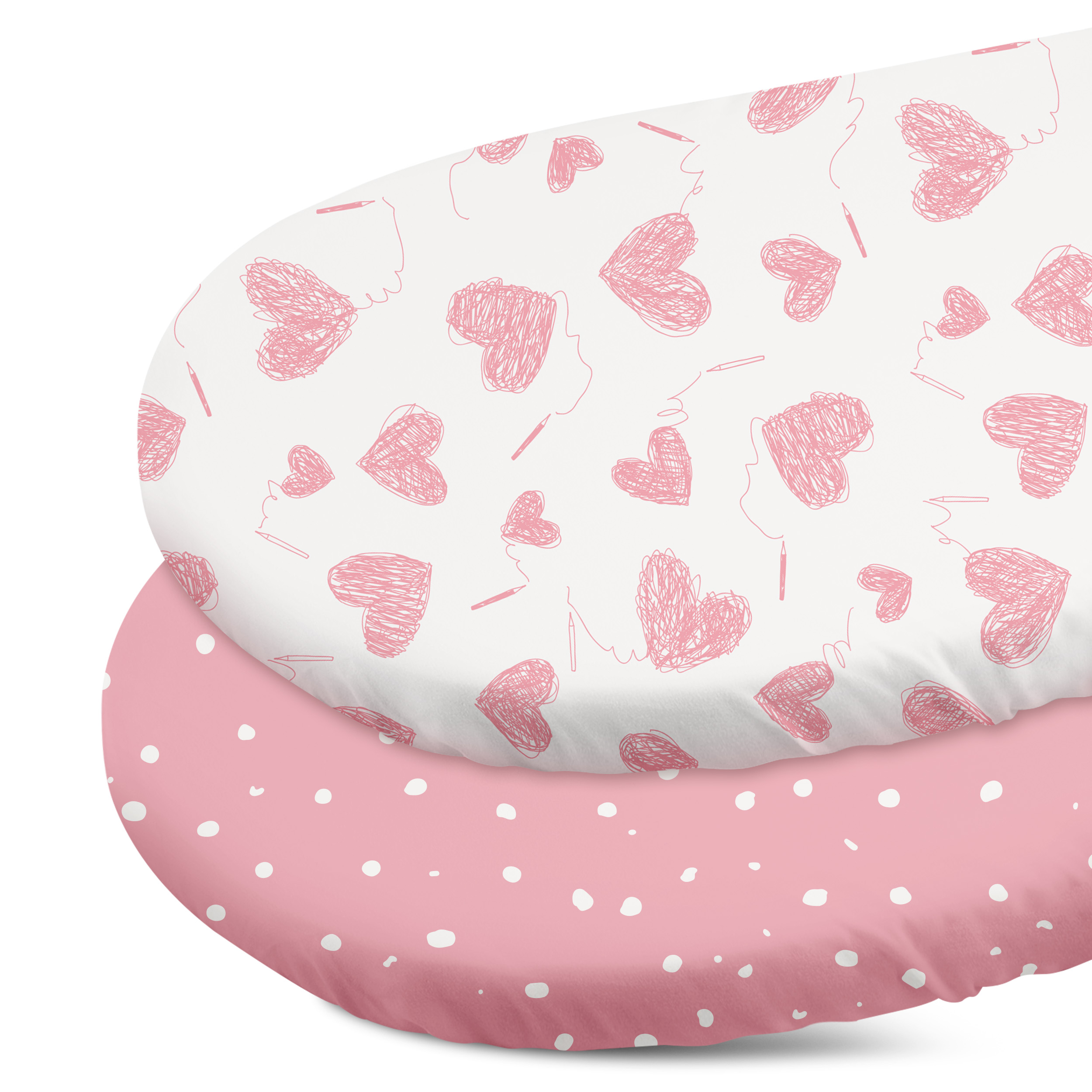 Love | Bassinet Sheets 2-Pack | 16*32''