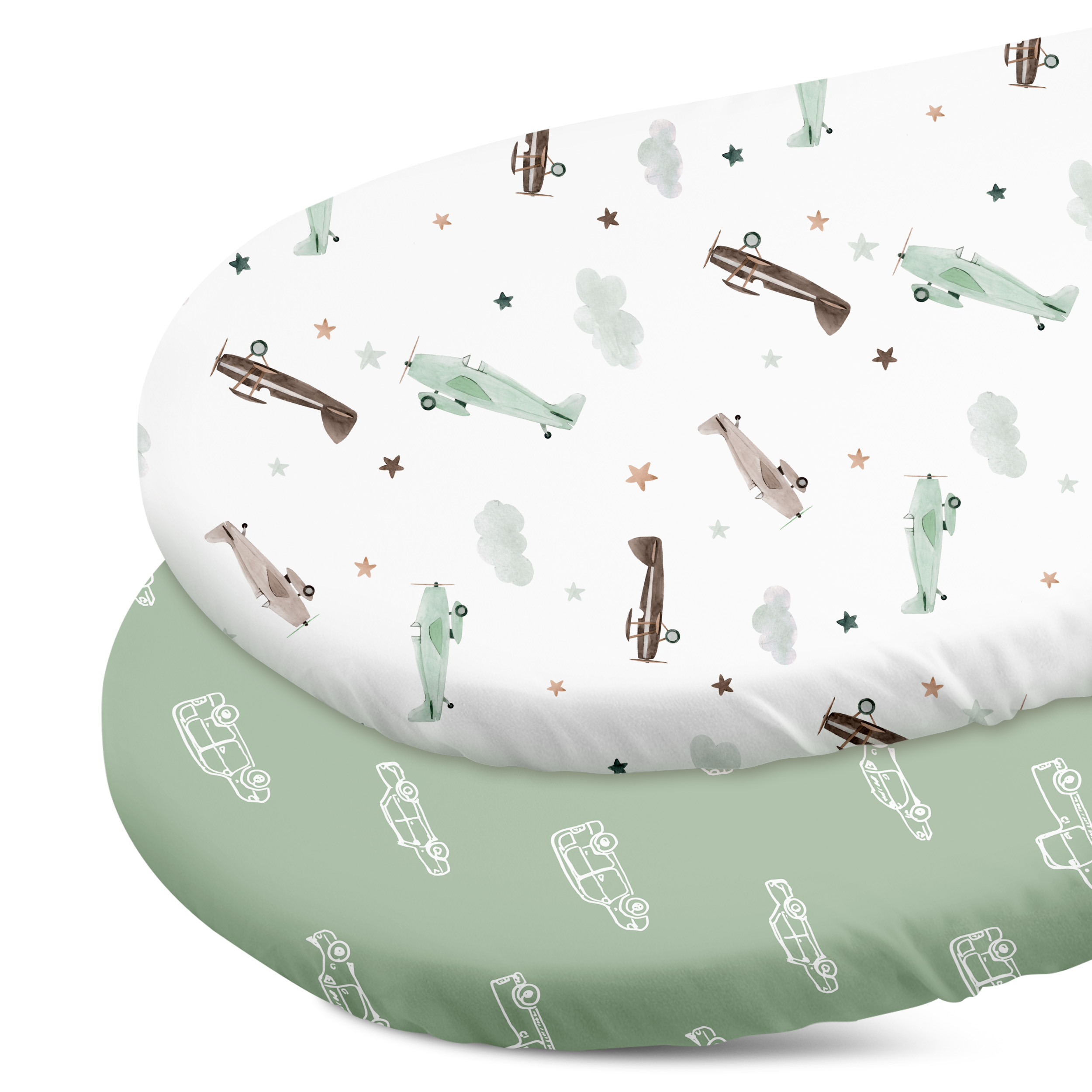 Beyond the Horizon | Bassinet Sheets 2-Pack | 16*32''