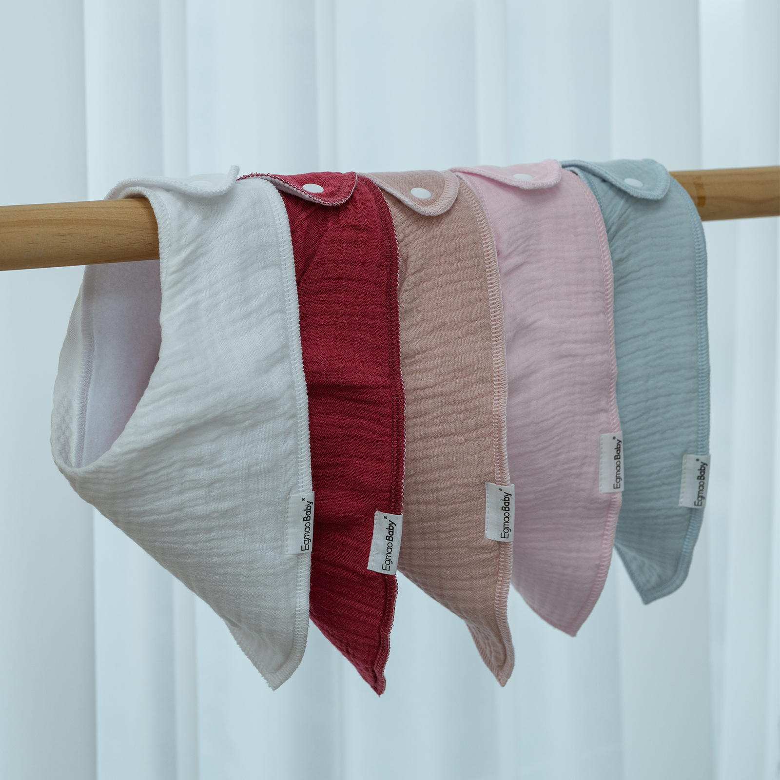 Candy | Soft & Absorbent Muslin Bandana Bibs 10 Pack