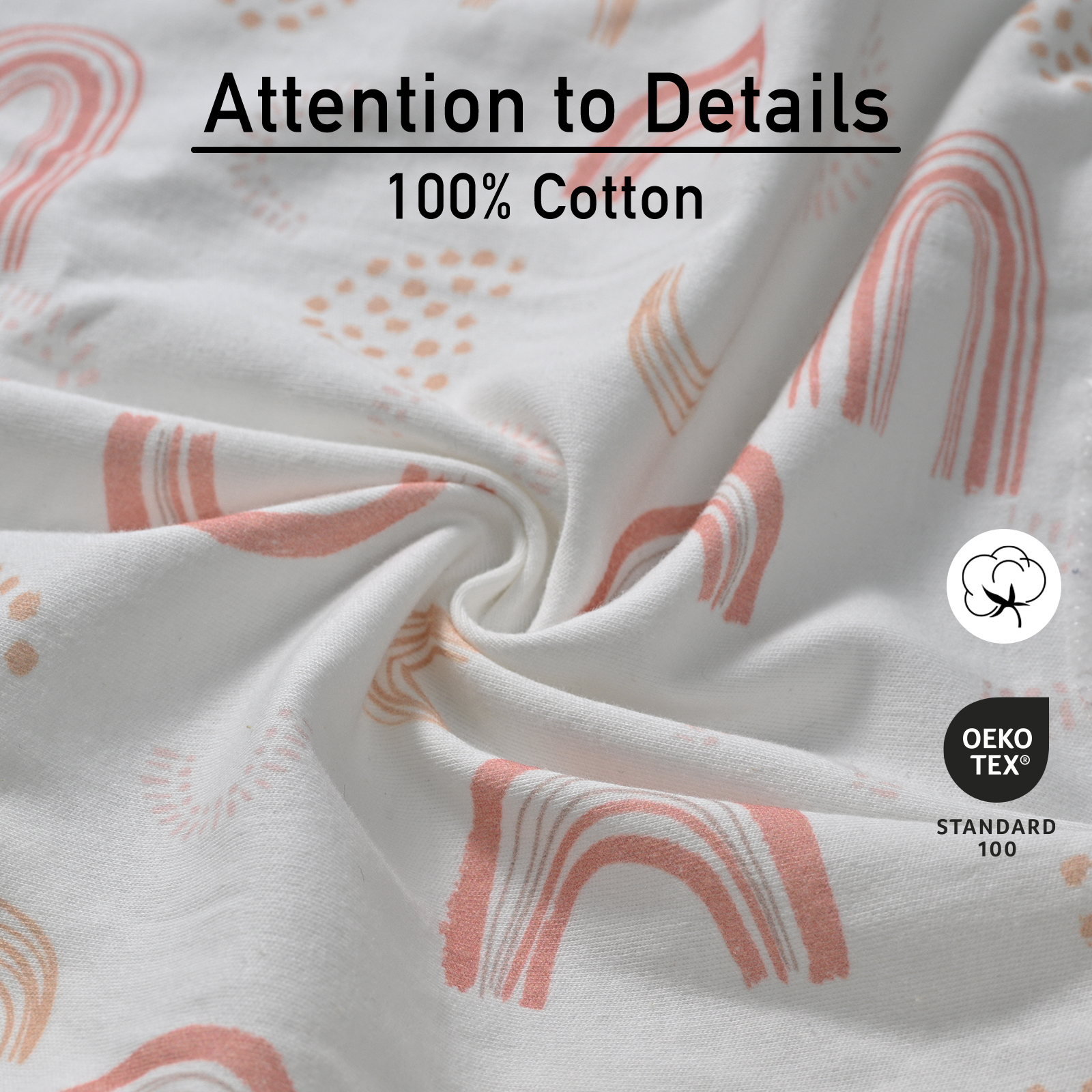 Line Rainbow | Gllquen baby Swaddle 0-3 Months 3 Pack