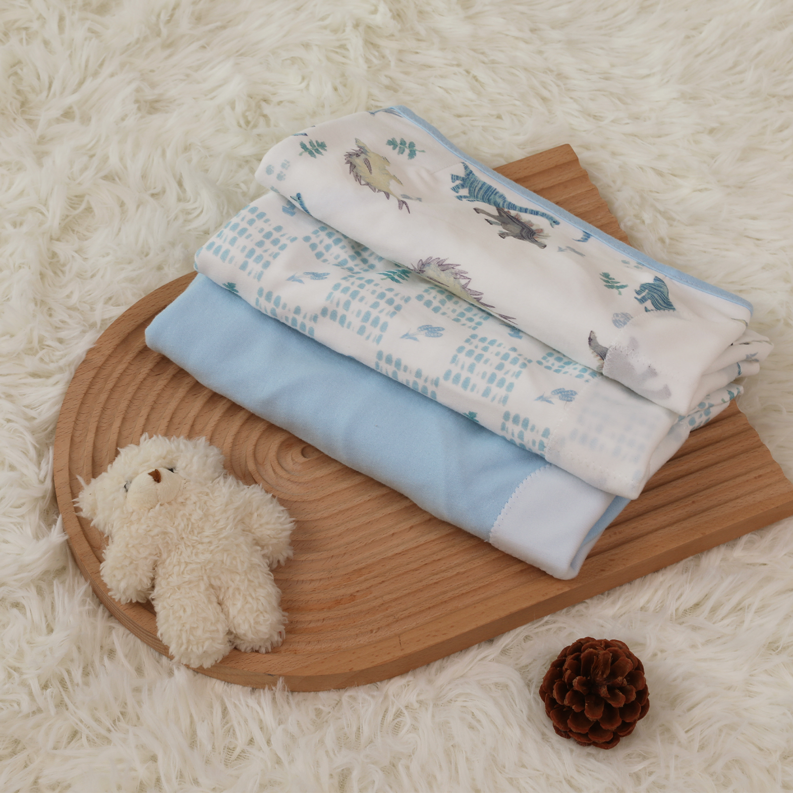 Tropical Dino | LyricHom baby Swaddle 0-3 Months 3 Pack