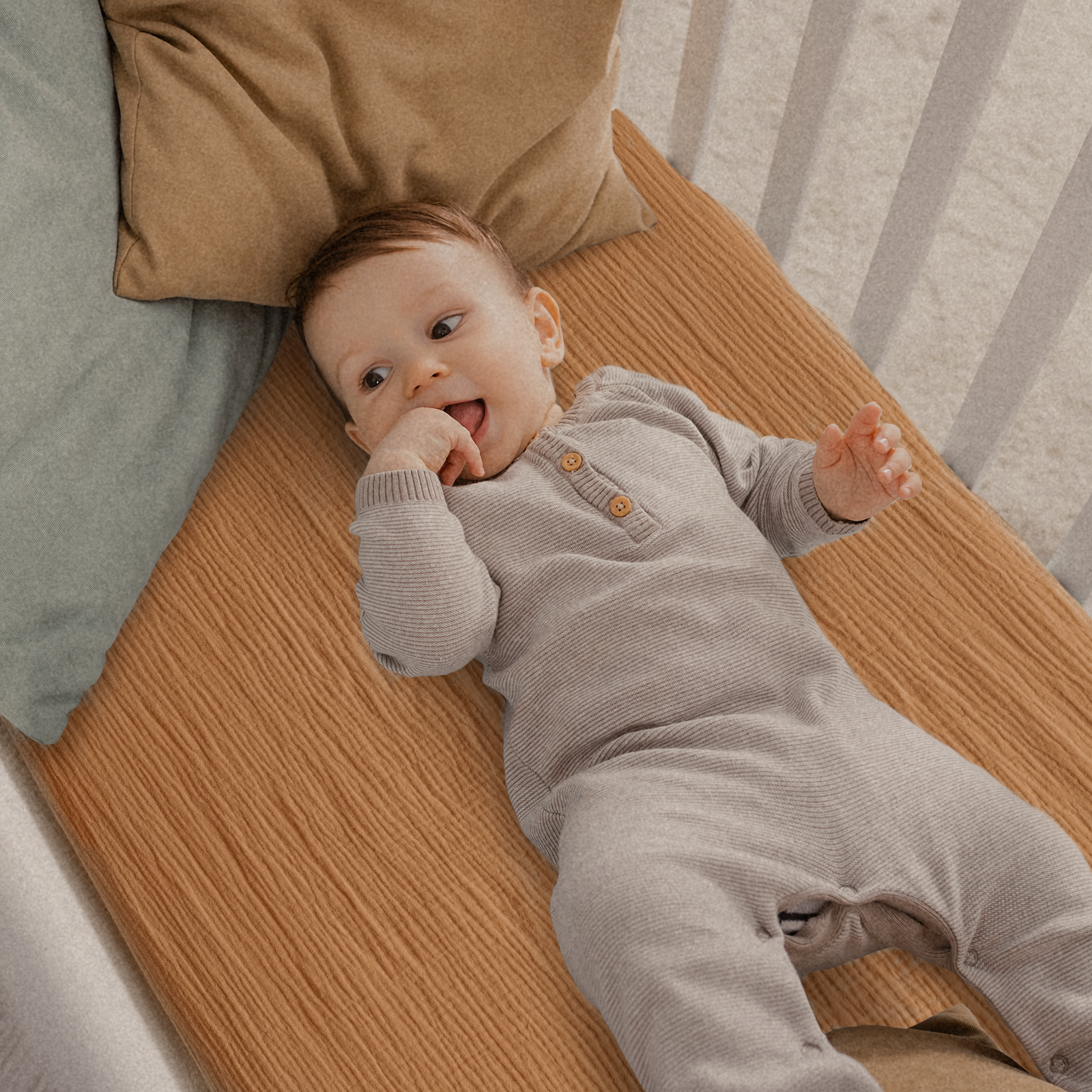 Rising | Muslin Bassinet Sheets 3-Pack | 38''*26''