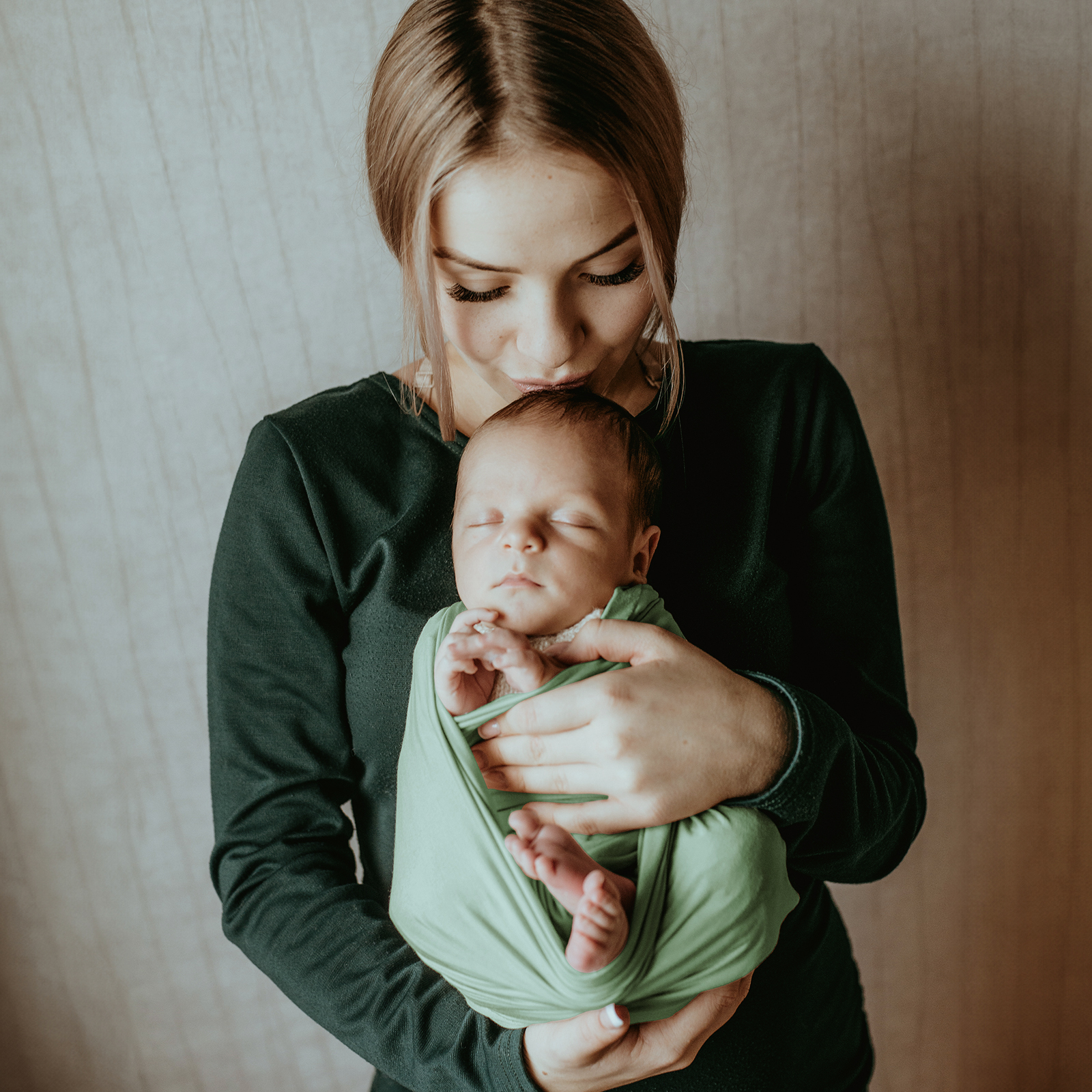 Sage | Baby Swaddle and Hat Set | 33.5*43inch