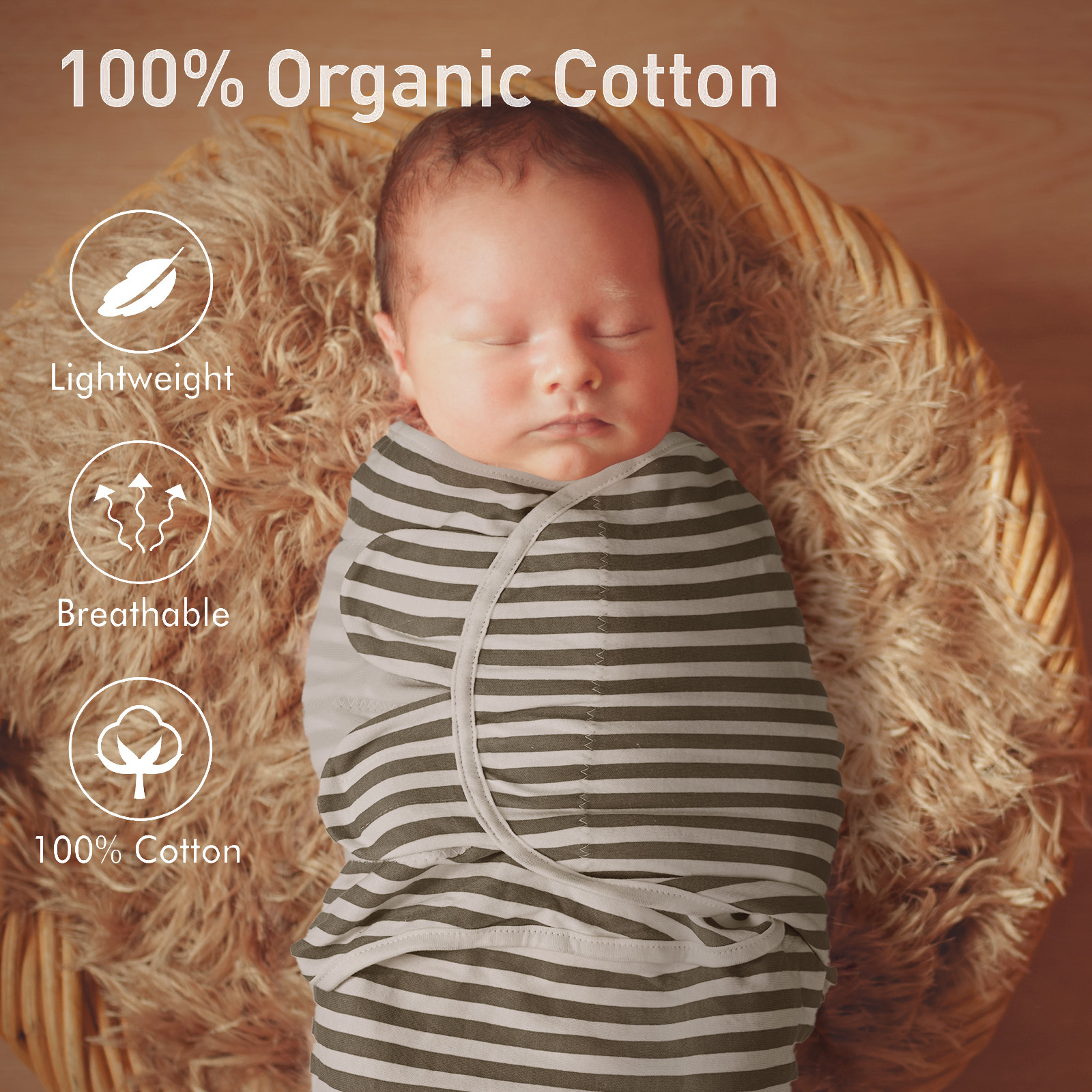 Little Star | Gllquen baby Swaddle 0-3 Months 3 Pack