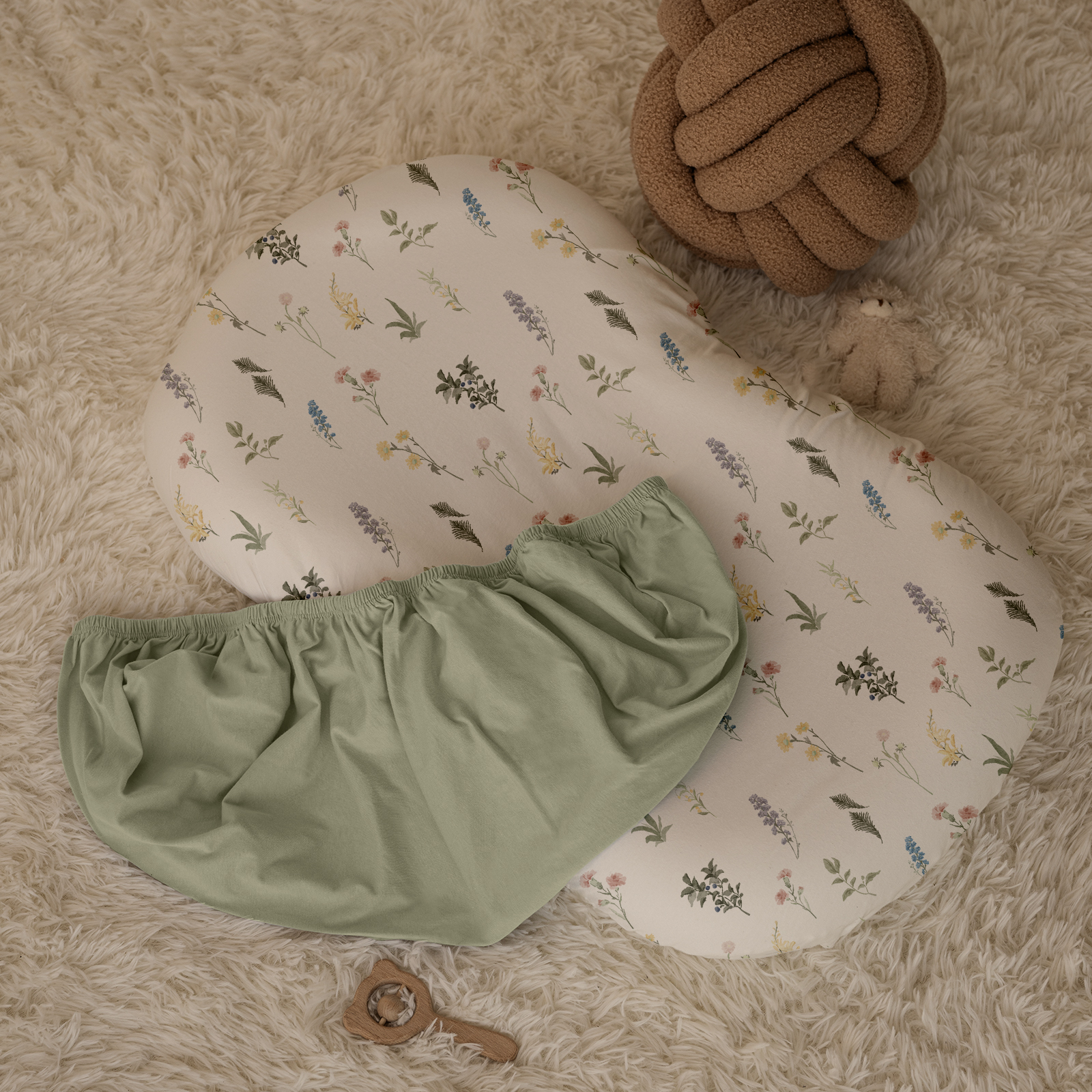 Garden | Baby Bassinet Sheet 2-Pack | 33''*17''