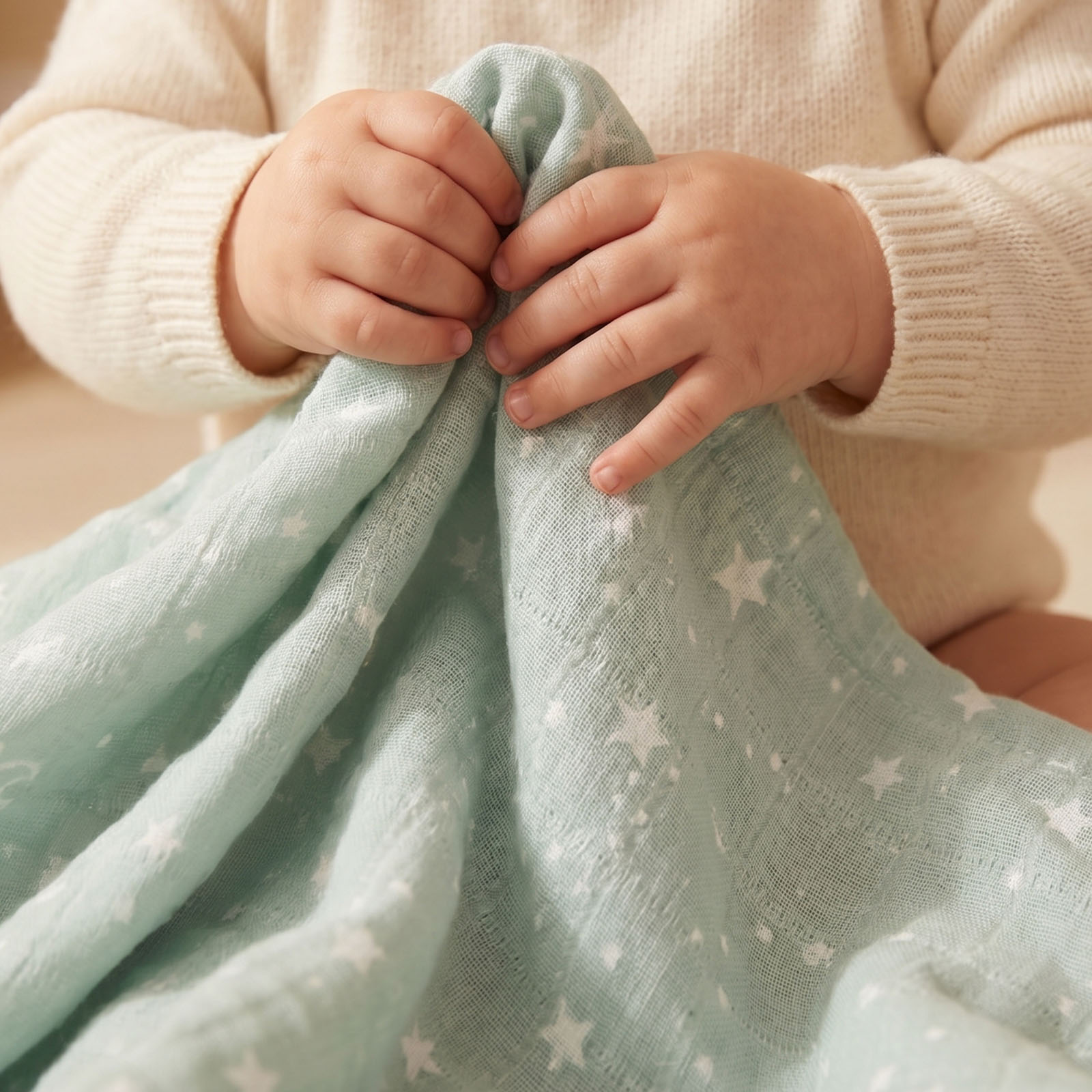 Muslin Swaddle Blankets 4-Pack | 31.5x43.3" | Fairytale Dragon and Castle