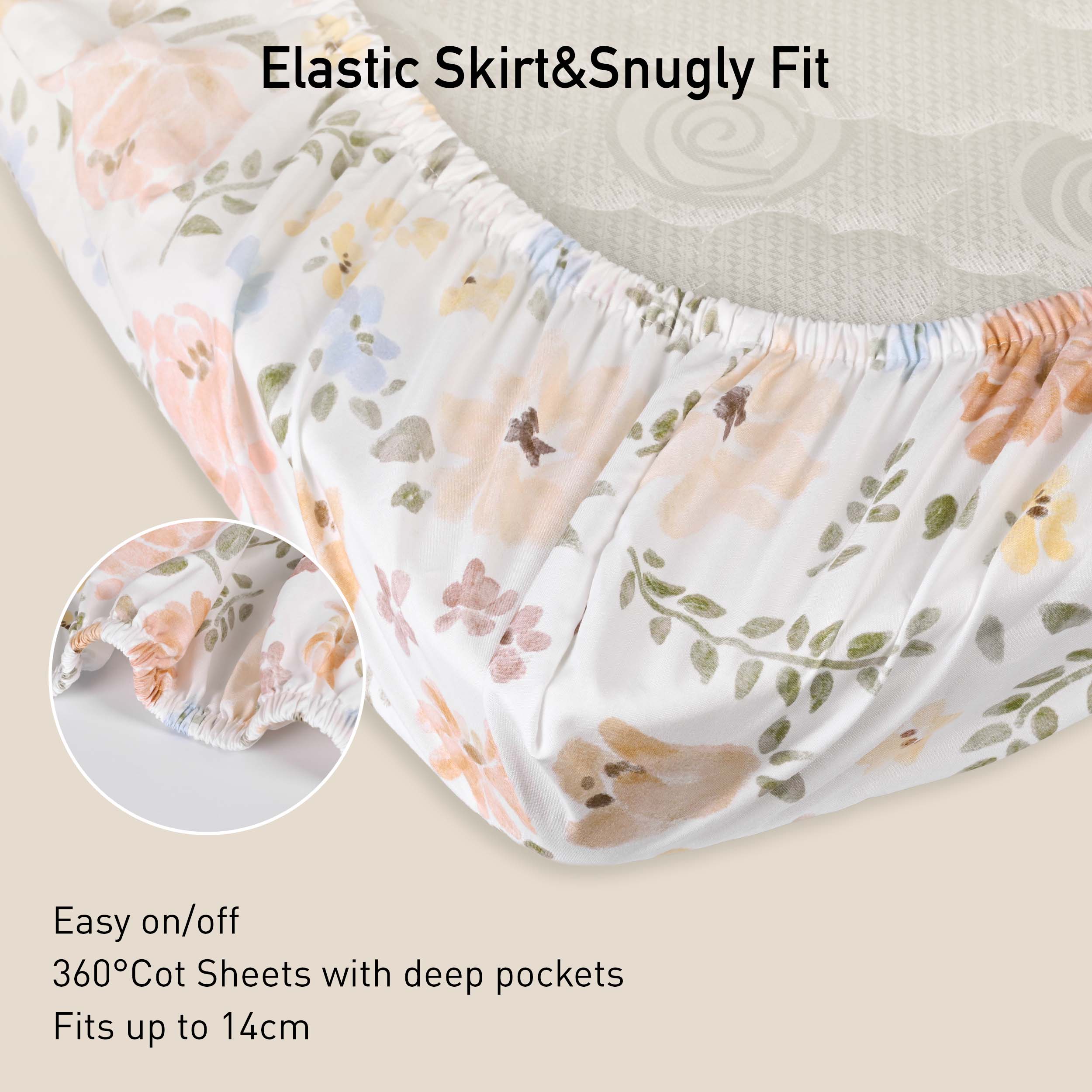 Pastoral Whispers | Fitted Sheets 2-Pack