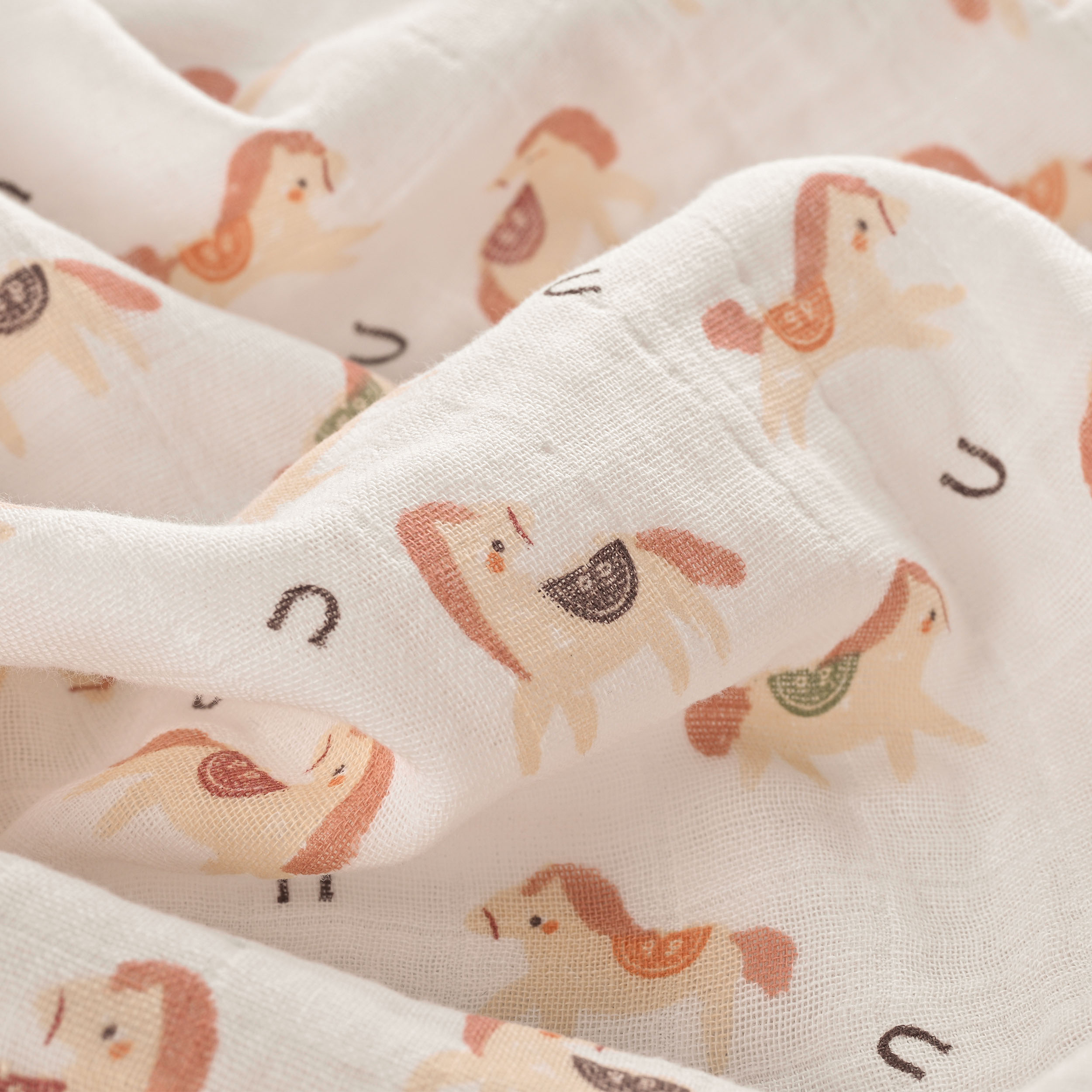 Muslin Swaddle Blankets 4-Pack | 31.5x43.3" | Cloudside Baby Dream