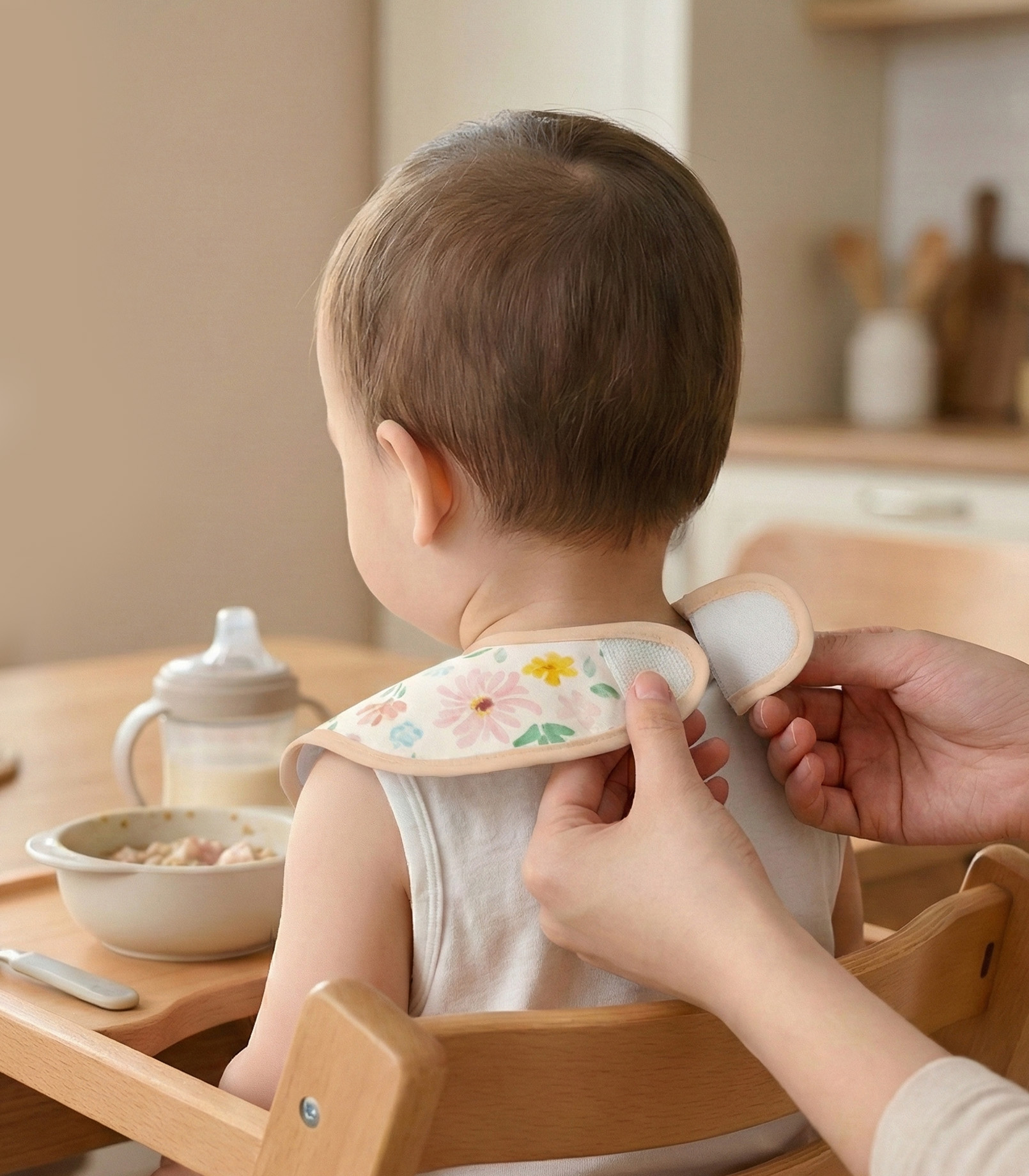 Blossoming Buds | Gllquen baby Waterproof Bibs 3 Pack | 3-24 Months