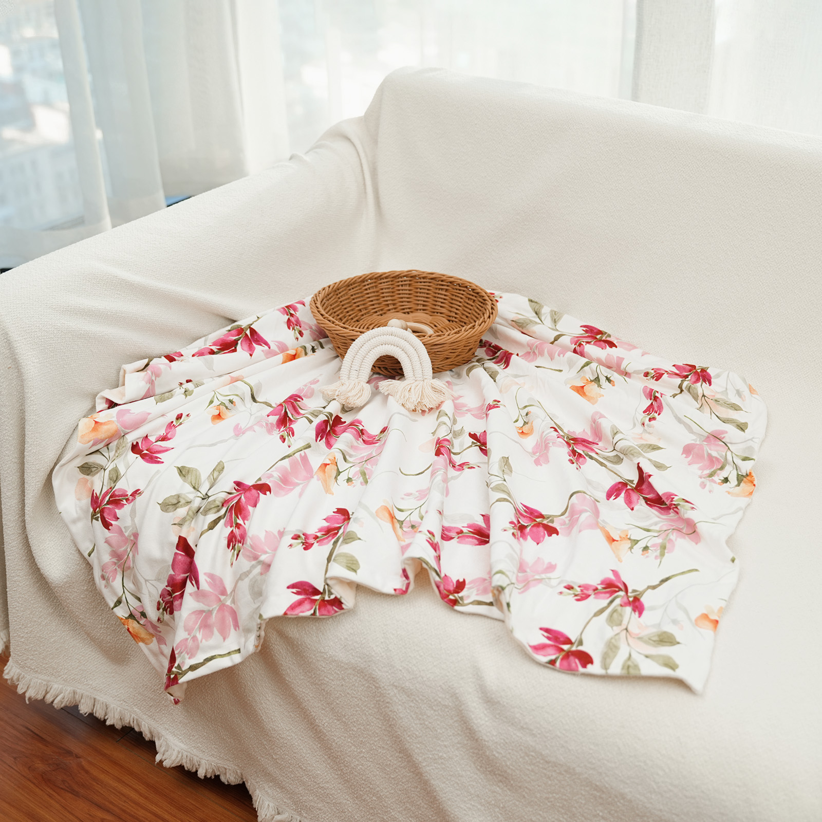 Florid | Gllquen baby Fleece Plush Dot Blanket | 30''*40''