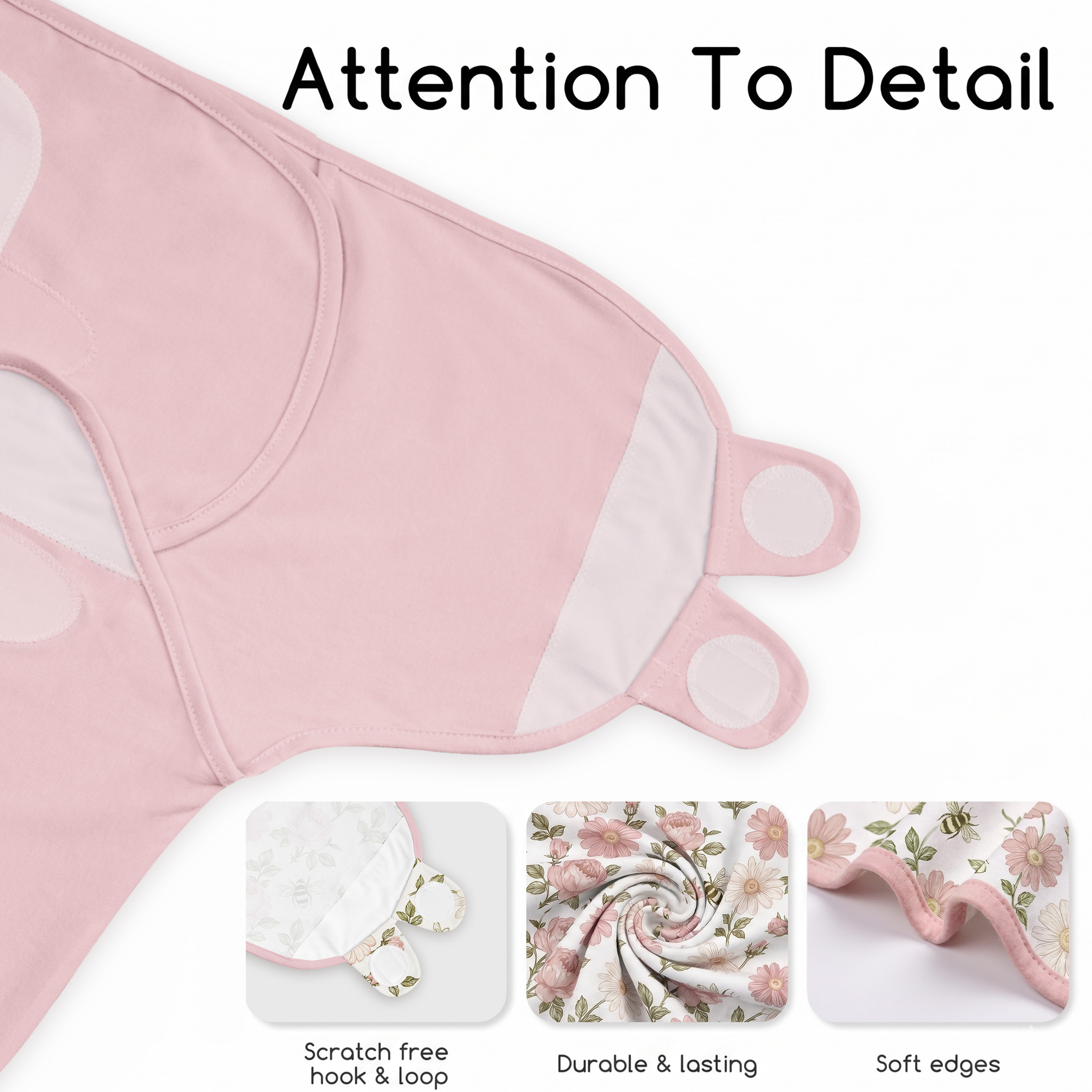 Pink Floral Bloom | Baby Swaddle 2-Pack | 0-3 Months