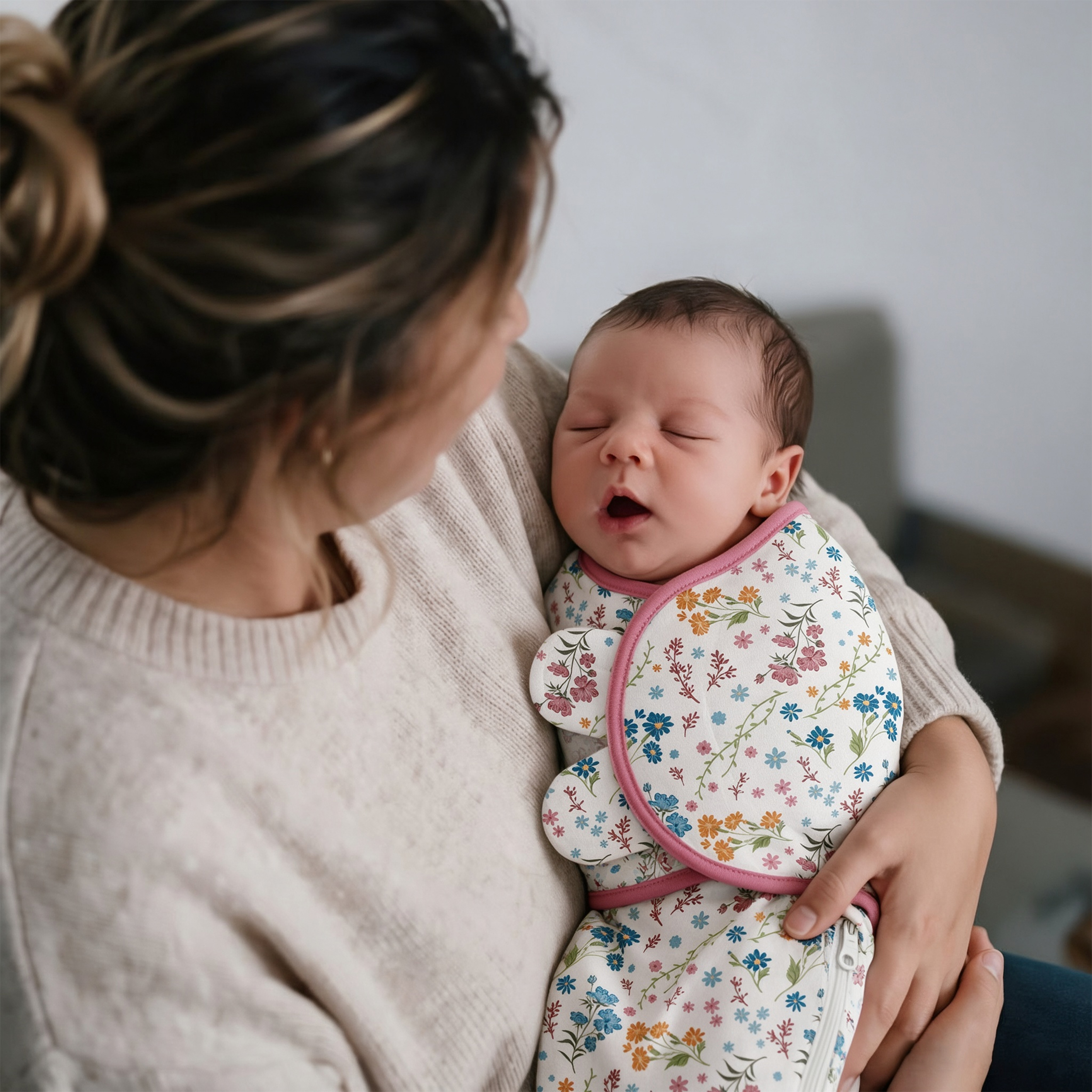 Pink Azure | Zipper Swaddle Wrap 2 Pack | 0-3 Months