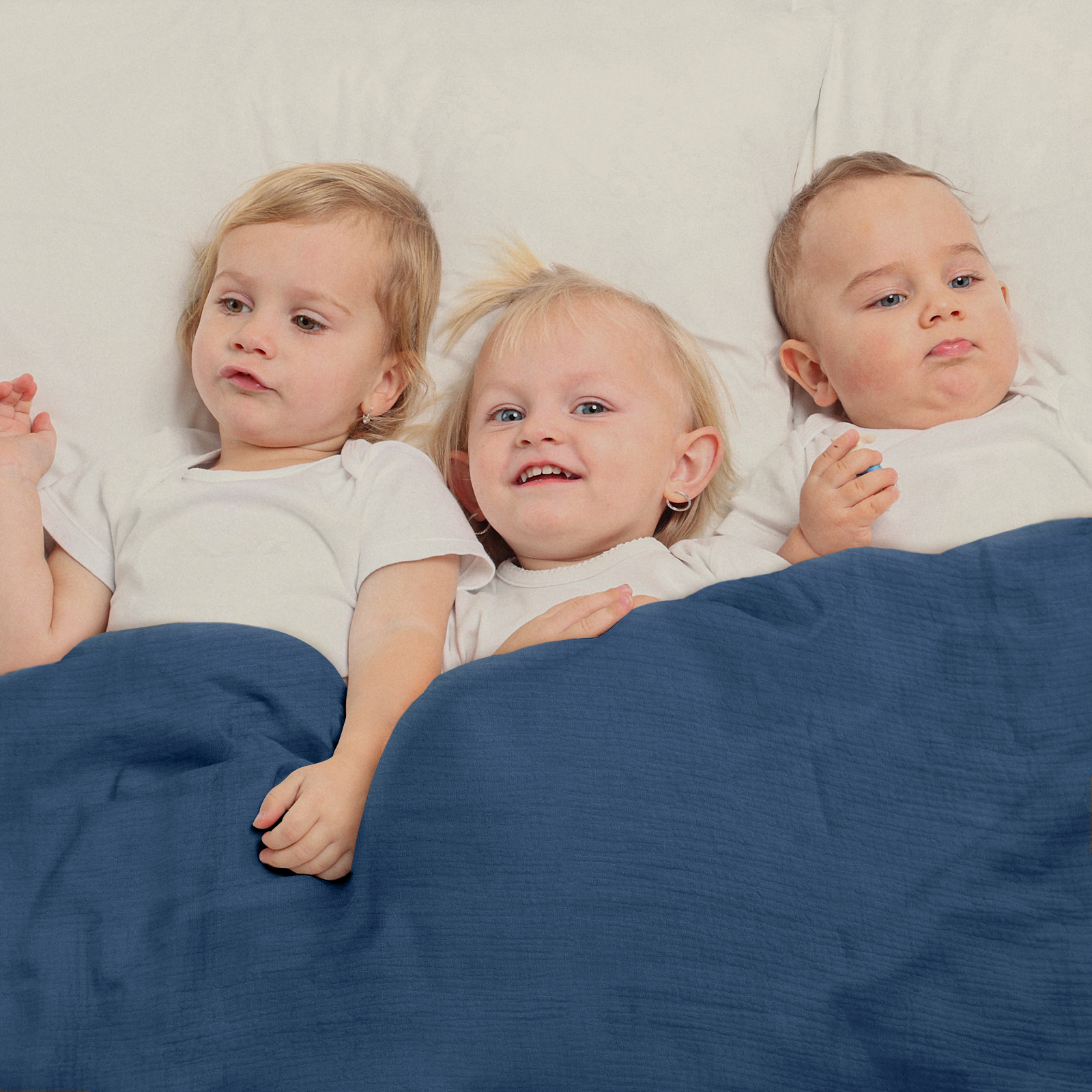 Muslin Swaddle Blankets 4-Pack, 38"x40" - Fern