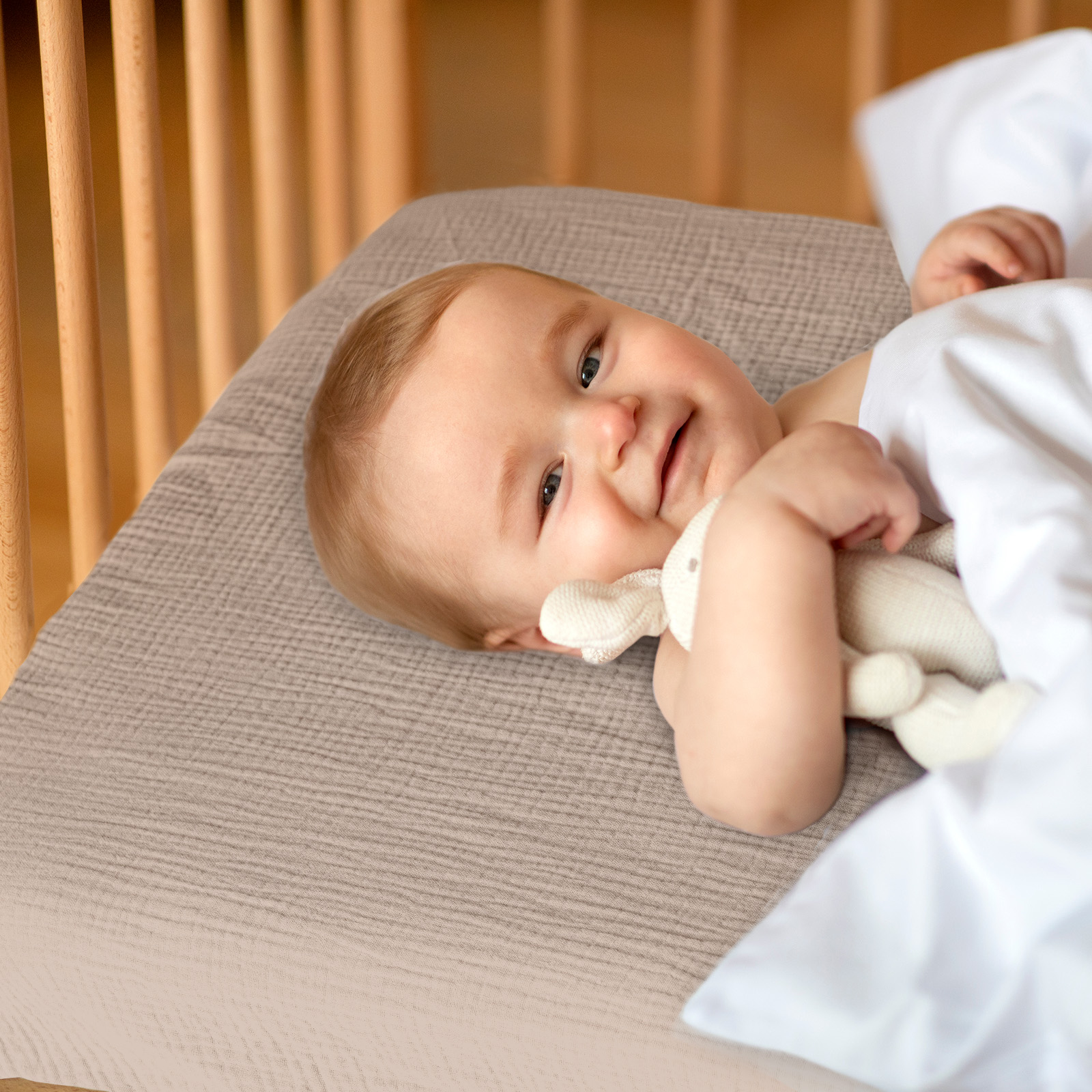 Rising | Muslin Bassinet Sheets 3-Pack | 38''*26''