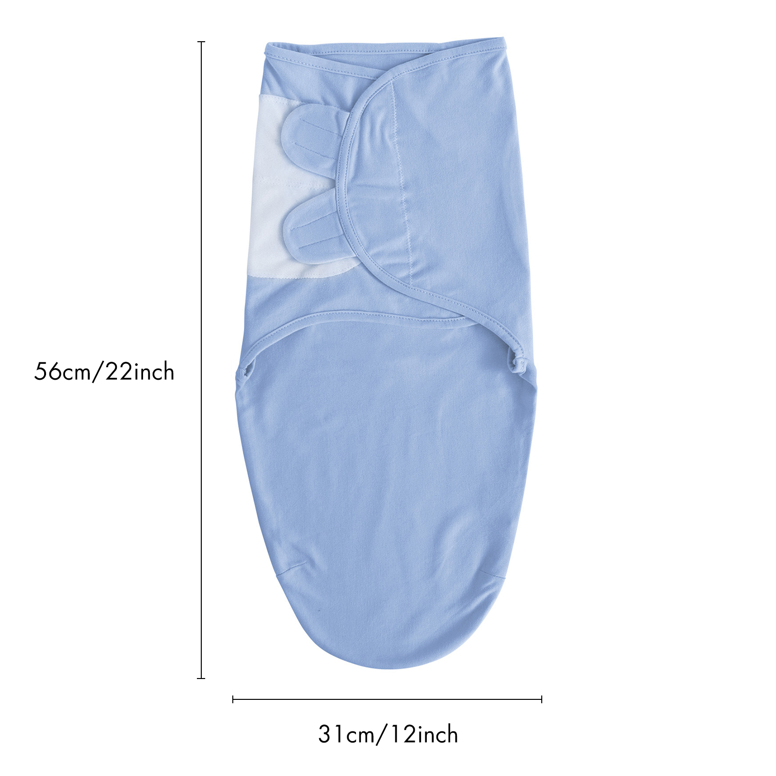 Blue | Soarwg Baby Swaddle 0-3 Months 2-Pack