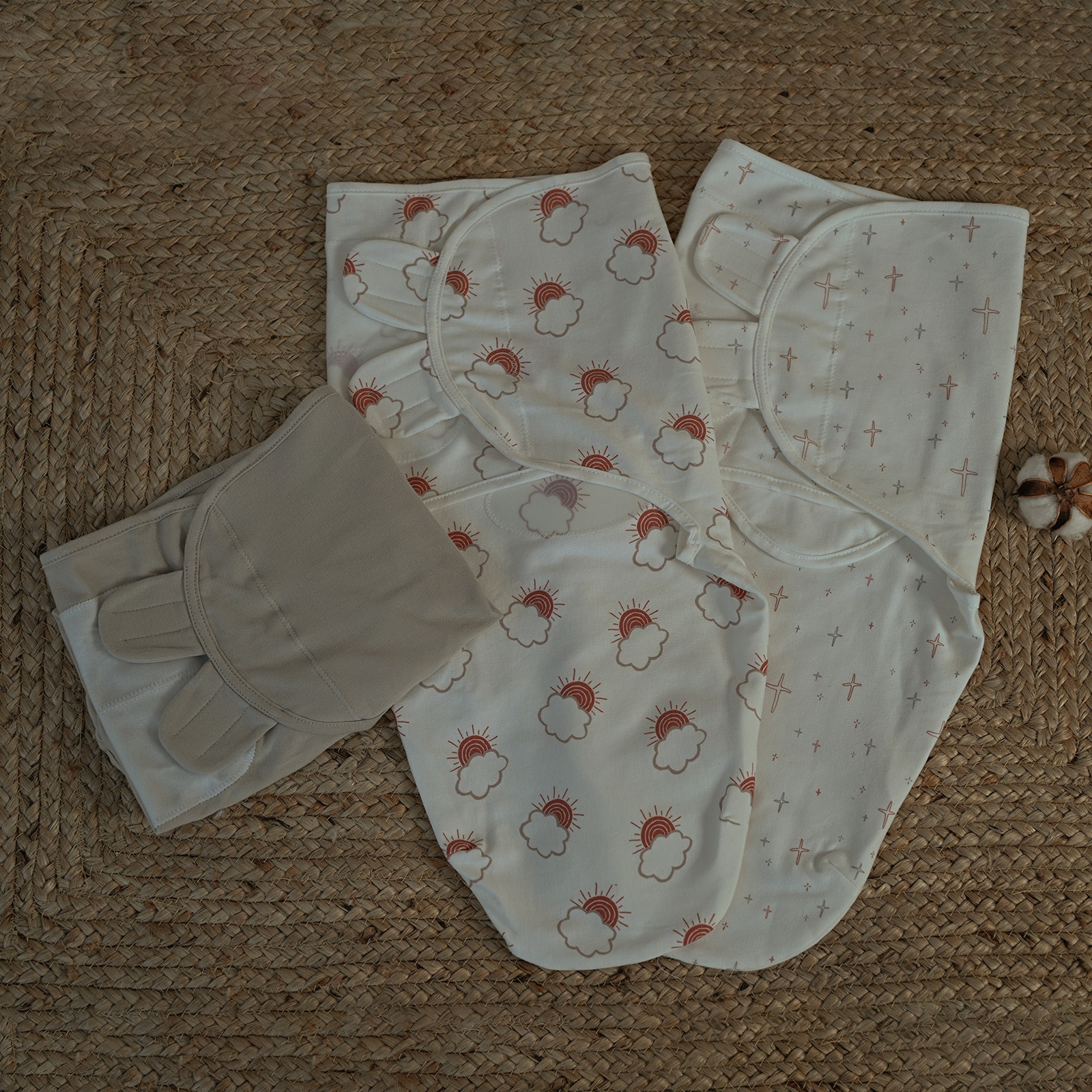 Sun&Star | Soarwg Baby Swaddle 0-3 Months 3 Pack