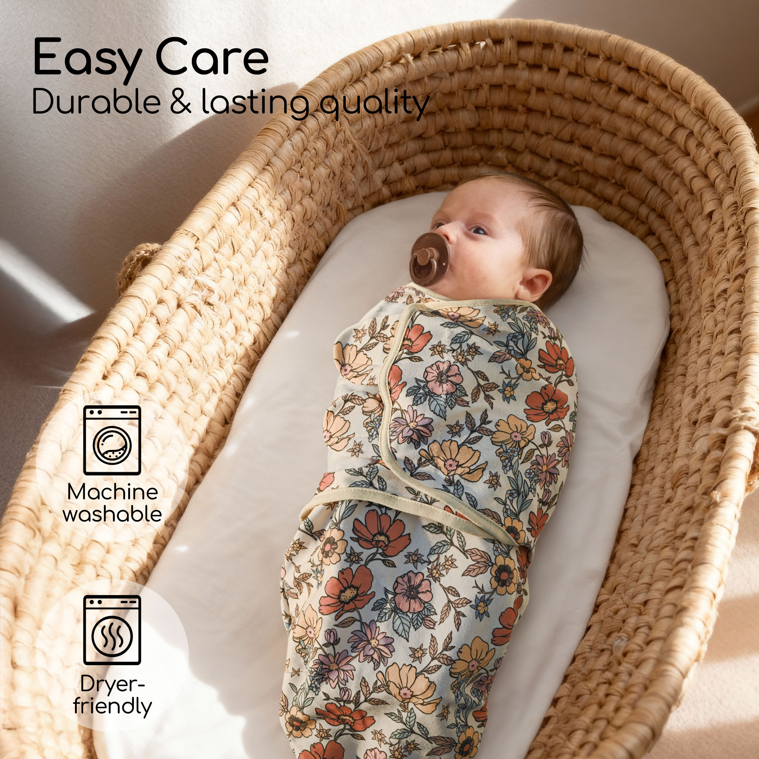 Vintage Flowers | Baby Swaddle 2-Pack | 22*26''