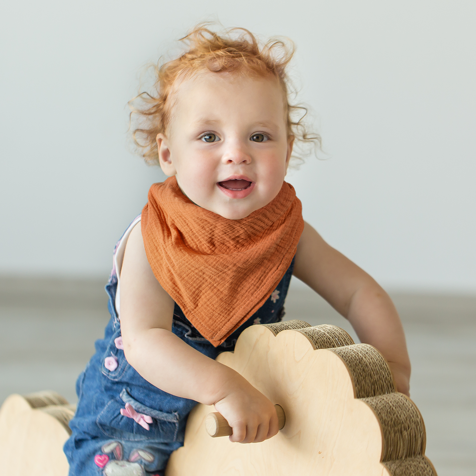 Muslin Swaddle Blankets 5-Pack, 23.5"x23.5" - Bicolour Leaf 