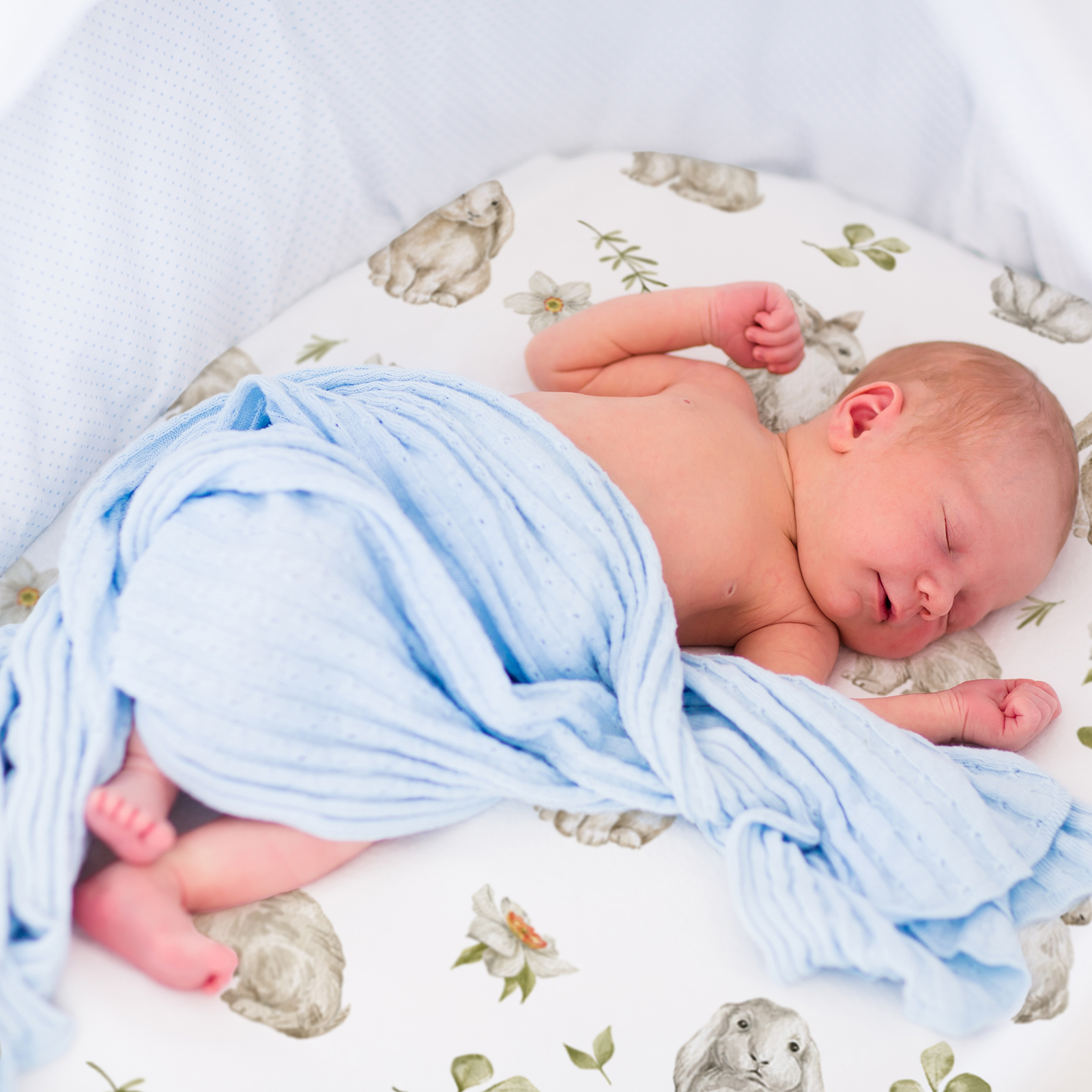 Rabbit | Bassinet Sheets 2-Pack | 16''*32''