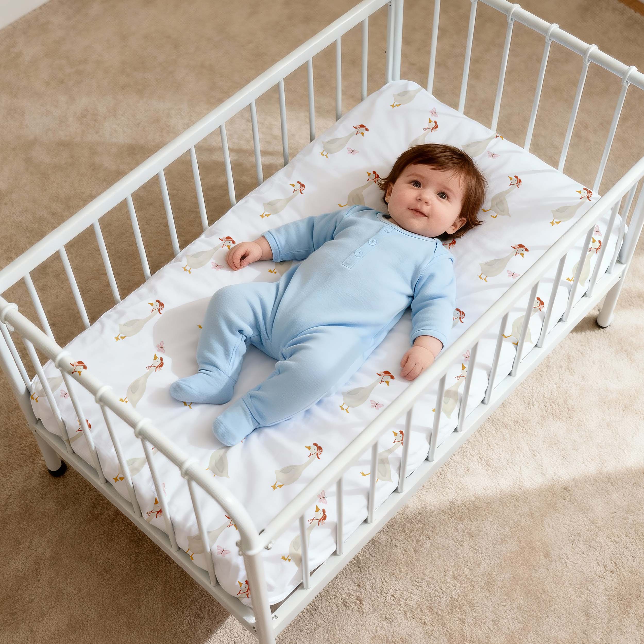 Pink Butterfly | Bassinet Sheets 3-Pack | 33*20''