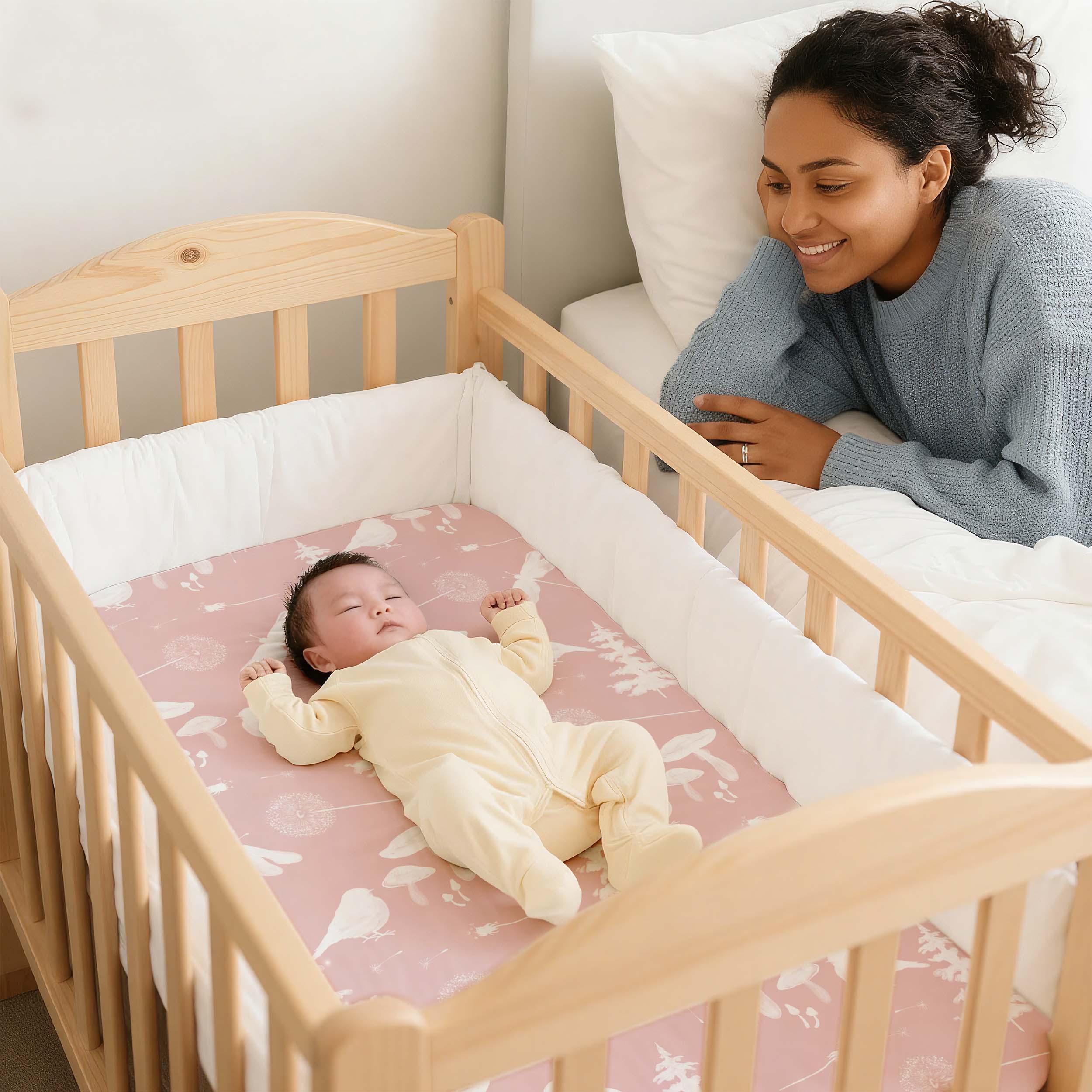 Pink Butterfly | Bassinet Sheets 3-Pack | 33*20''