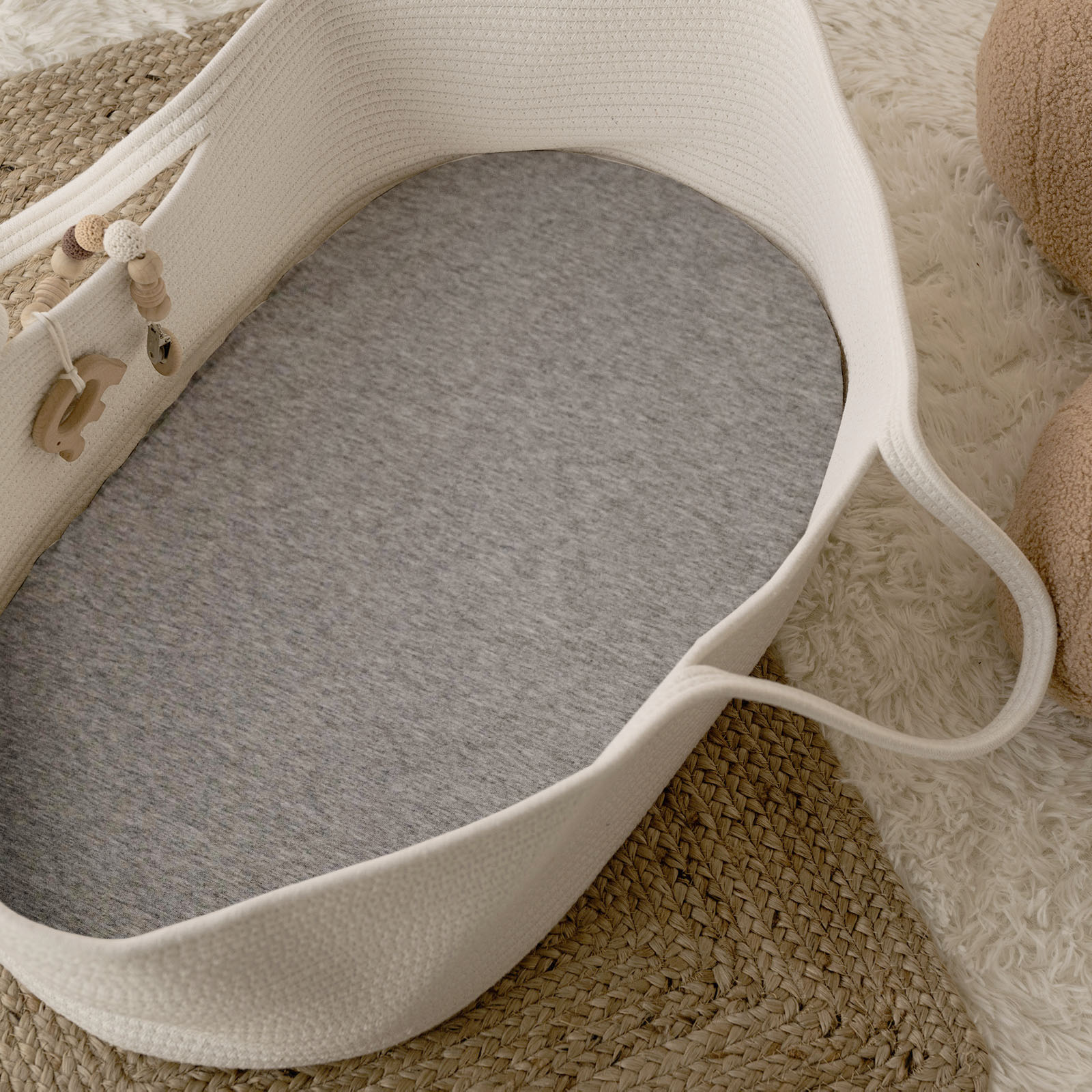 The Grey Epoch | Baby Bassinet Sheet 2-Pack | 33''*17''