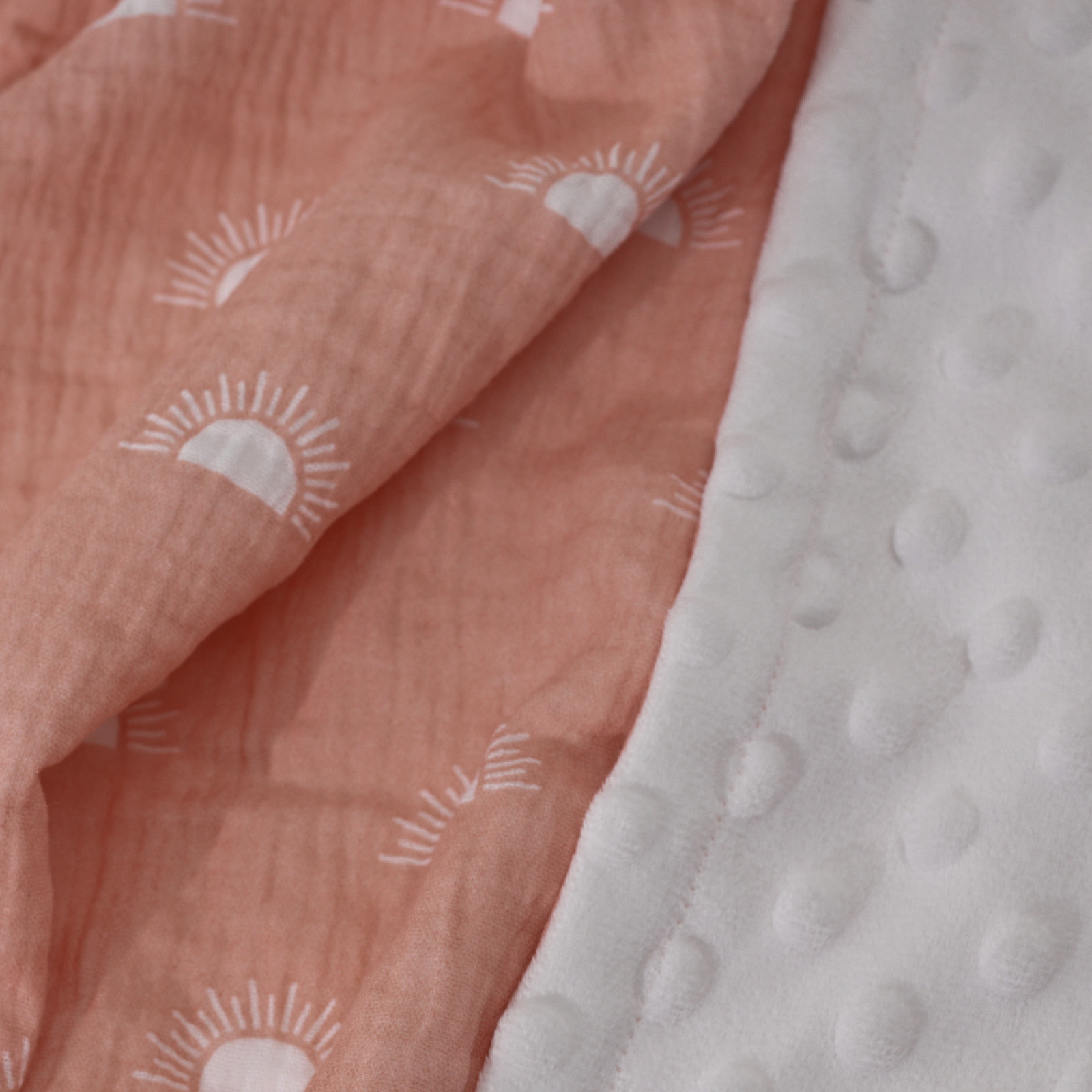 Sunrise | SoarwgKids Fleece Plush Dot Blanket | 30''*40''