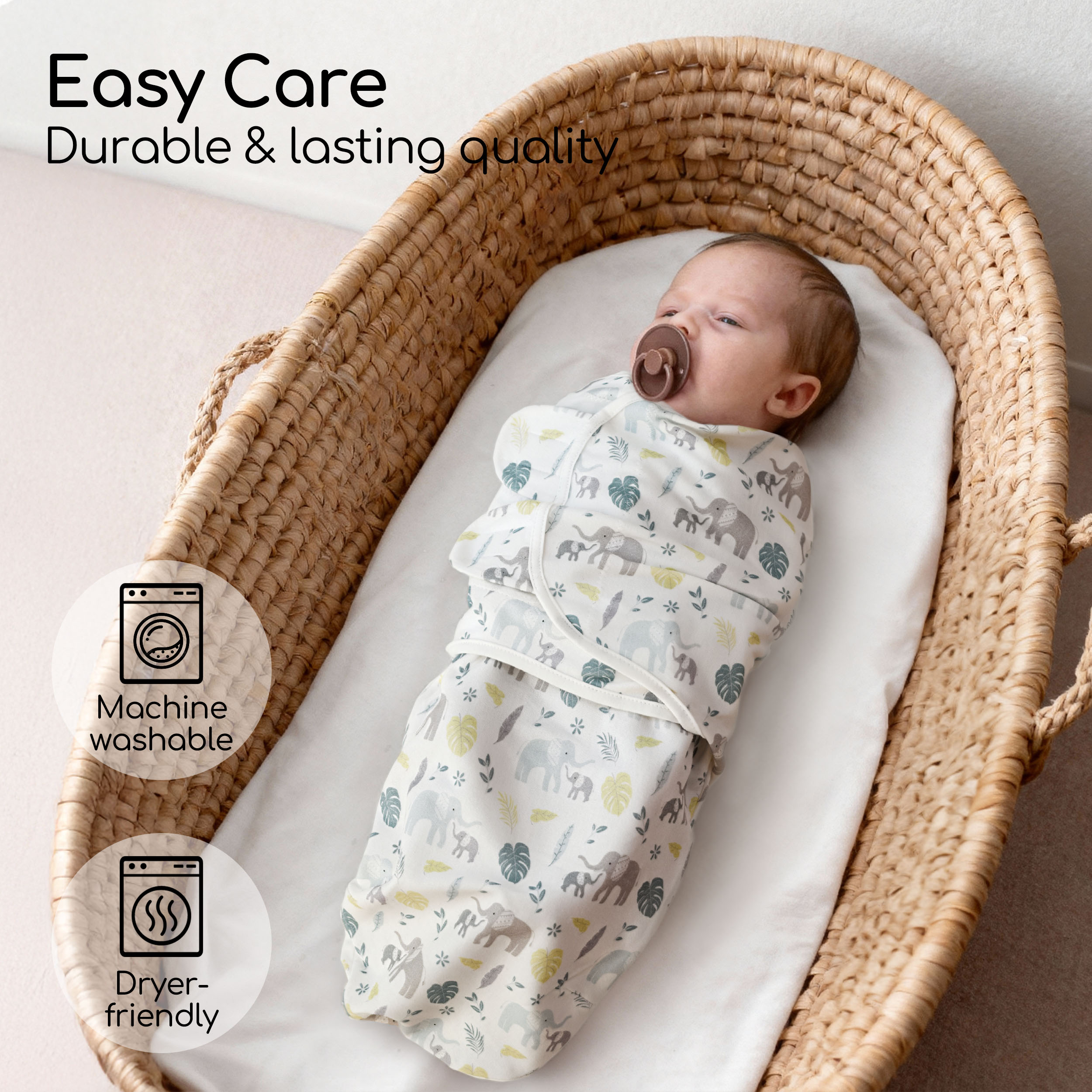 Under the Mint Canopy | Baby Swaddle 2-Pack | 0-3 Months