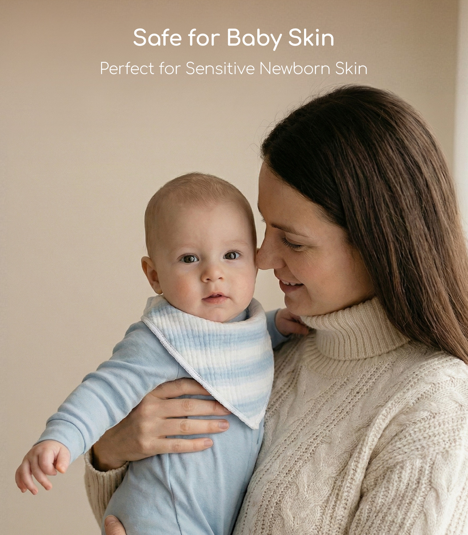 Blue Whale Whisper | Soft & Absorbent Muslin Bandana Bibs 8 Pack