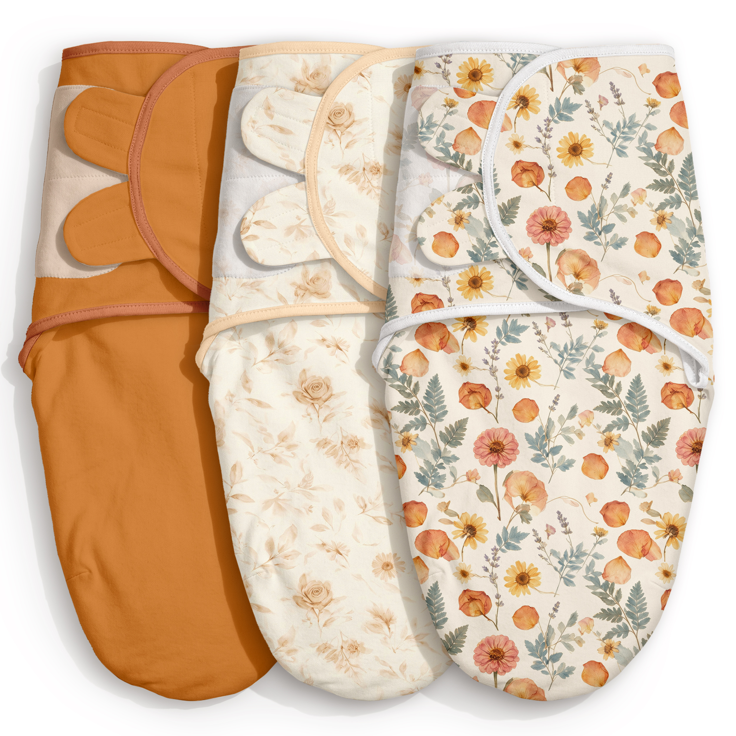 Amber Pressed Journal | Baby Swaddle 3 Pack | 0-3 Months