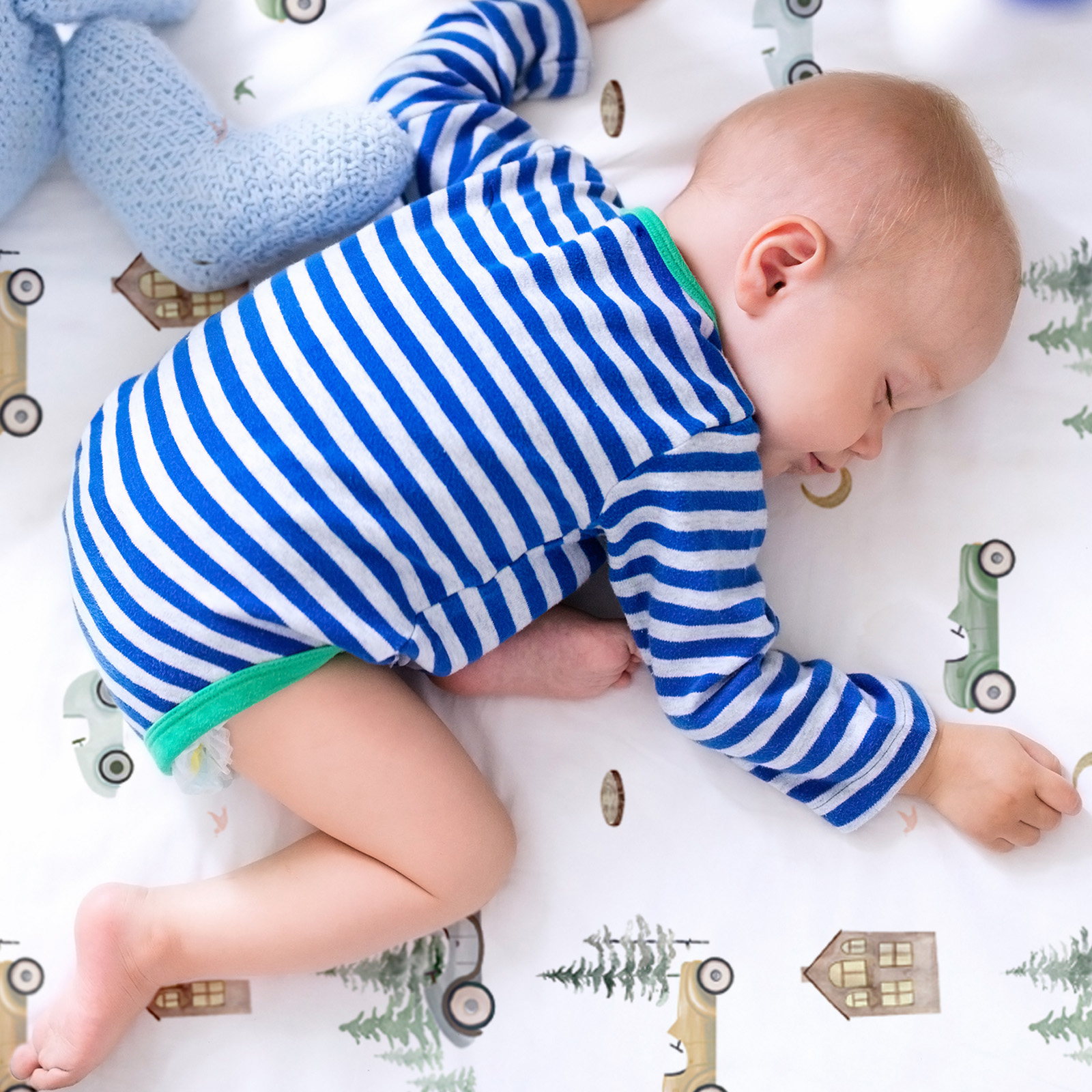 Car | Soft Microfiber Fitted Change Pad Cover & Bassinet Sheets 4 Pack | 16''*32''