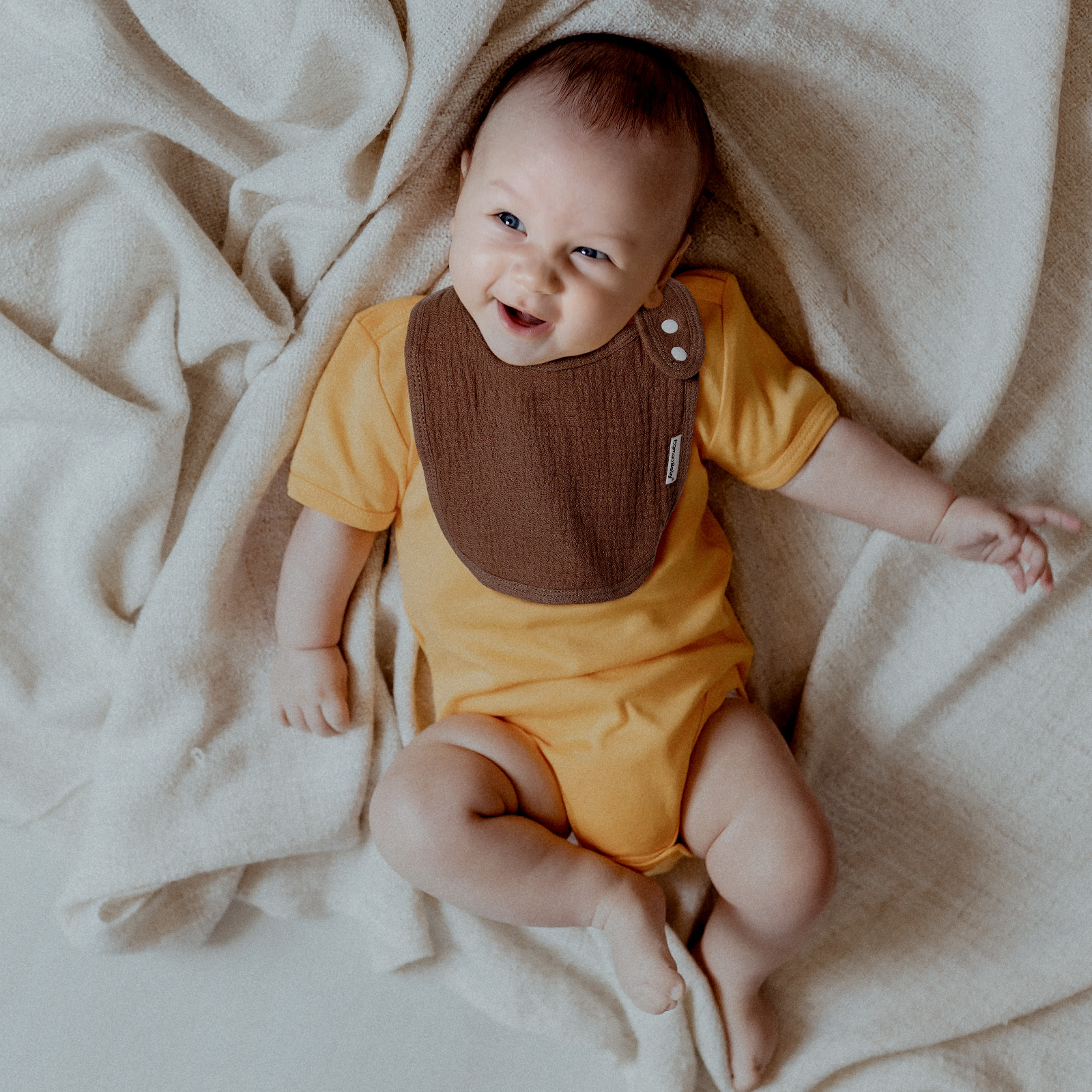 Pastel | Organic Cotton Bandana Bibs 5 Pack | 0-36 months