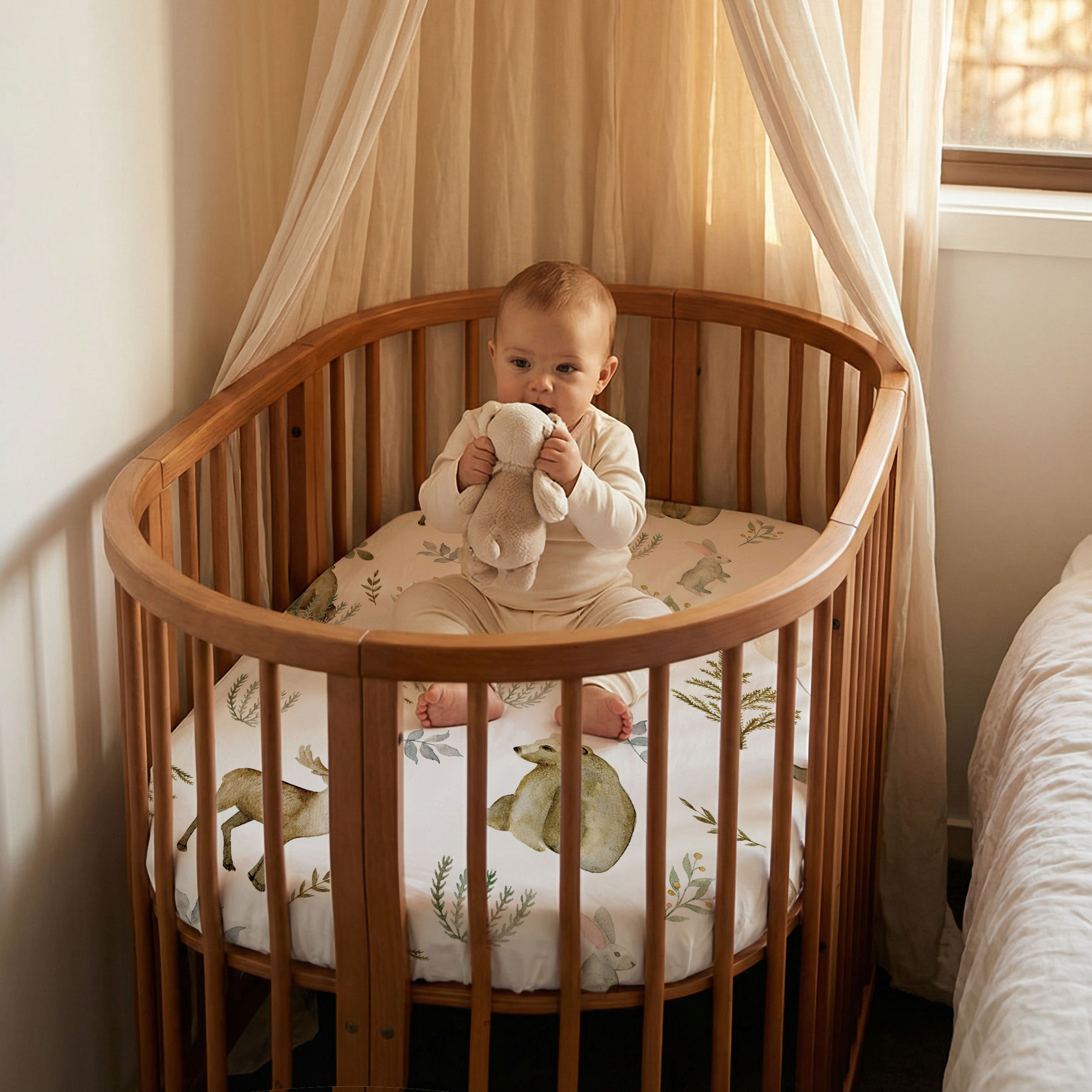 Bear | Bassinet Sheets 4-Pack | 20*33''