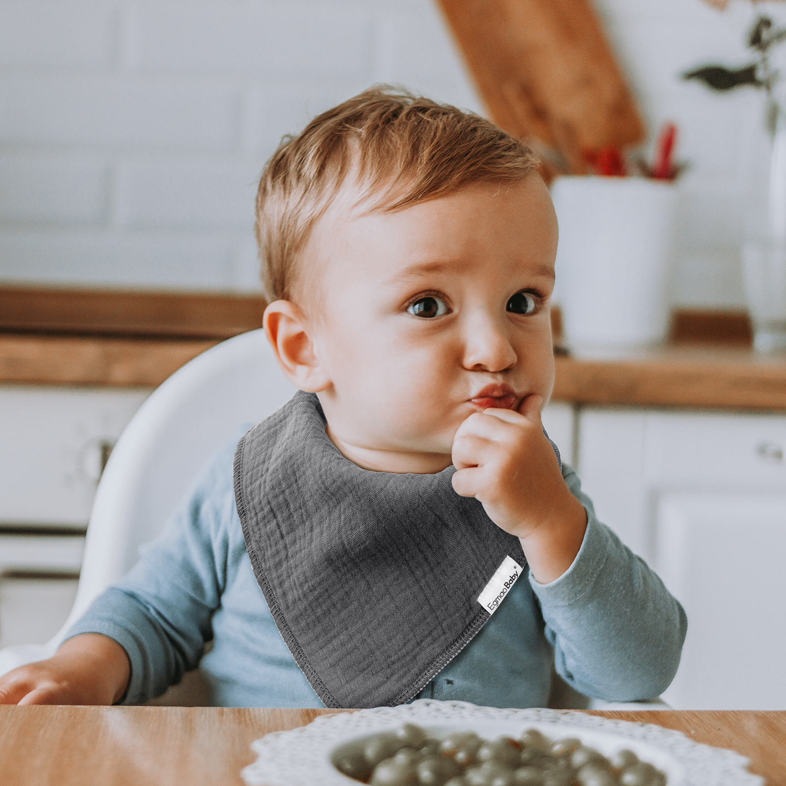 Forest | Soft & Absorbent Muslin Bandana Bibs 10 Pack