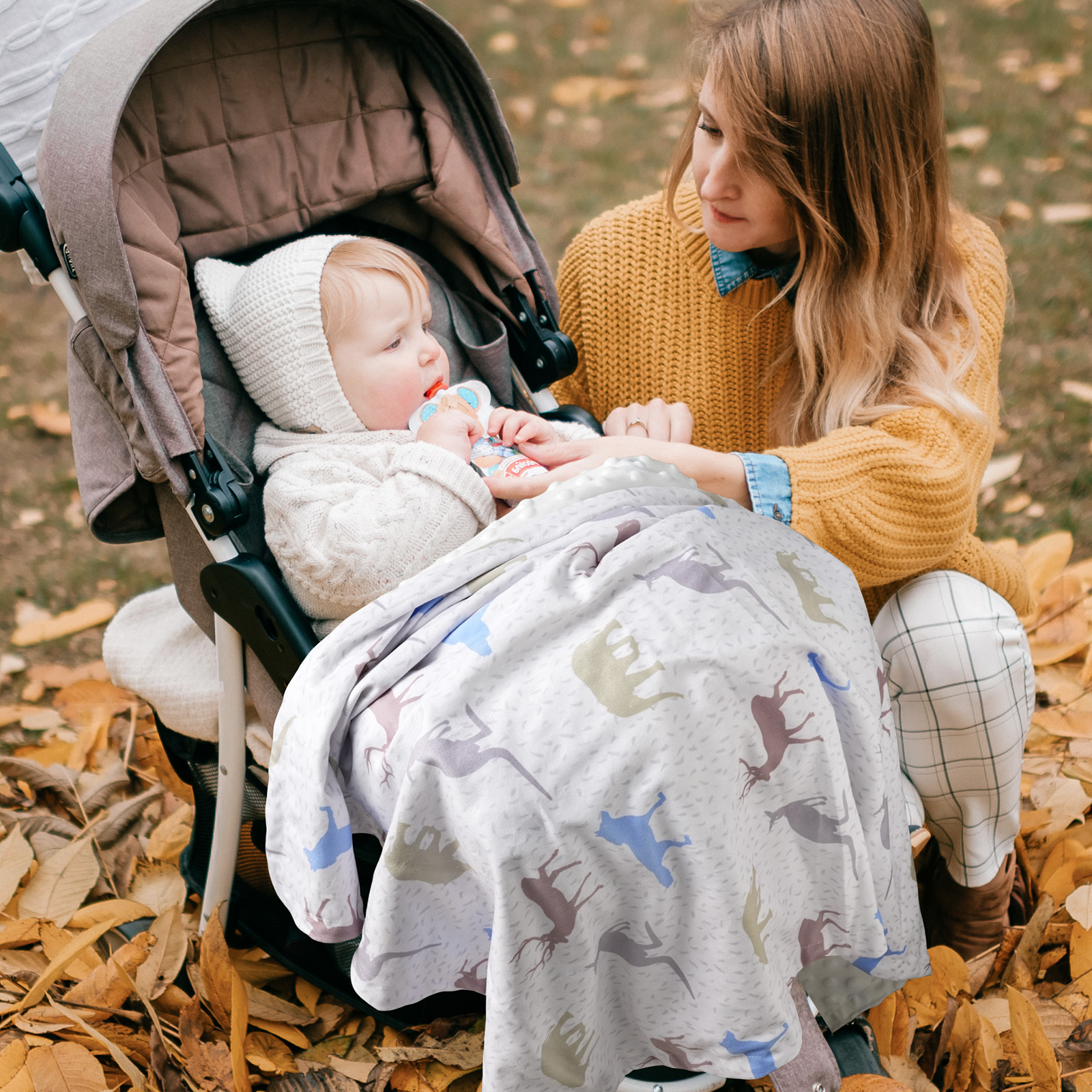 Kangaroos | Gllquen baby Fleece Plush Dot Blanket | 30''*40''