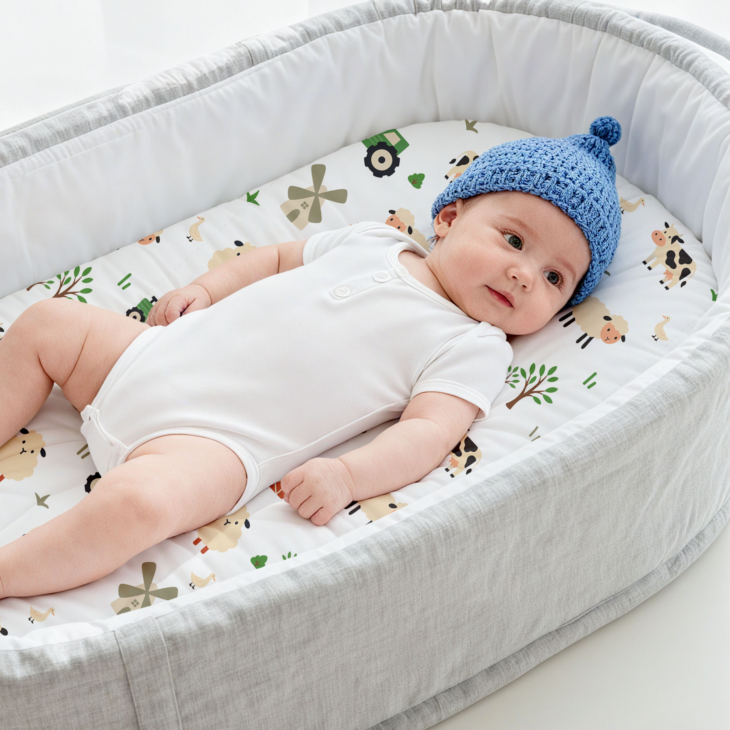 Pastoral Idyll | Bassinet Sheets 3-Pack | 17*33''