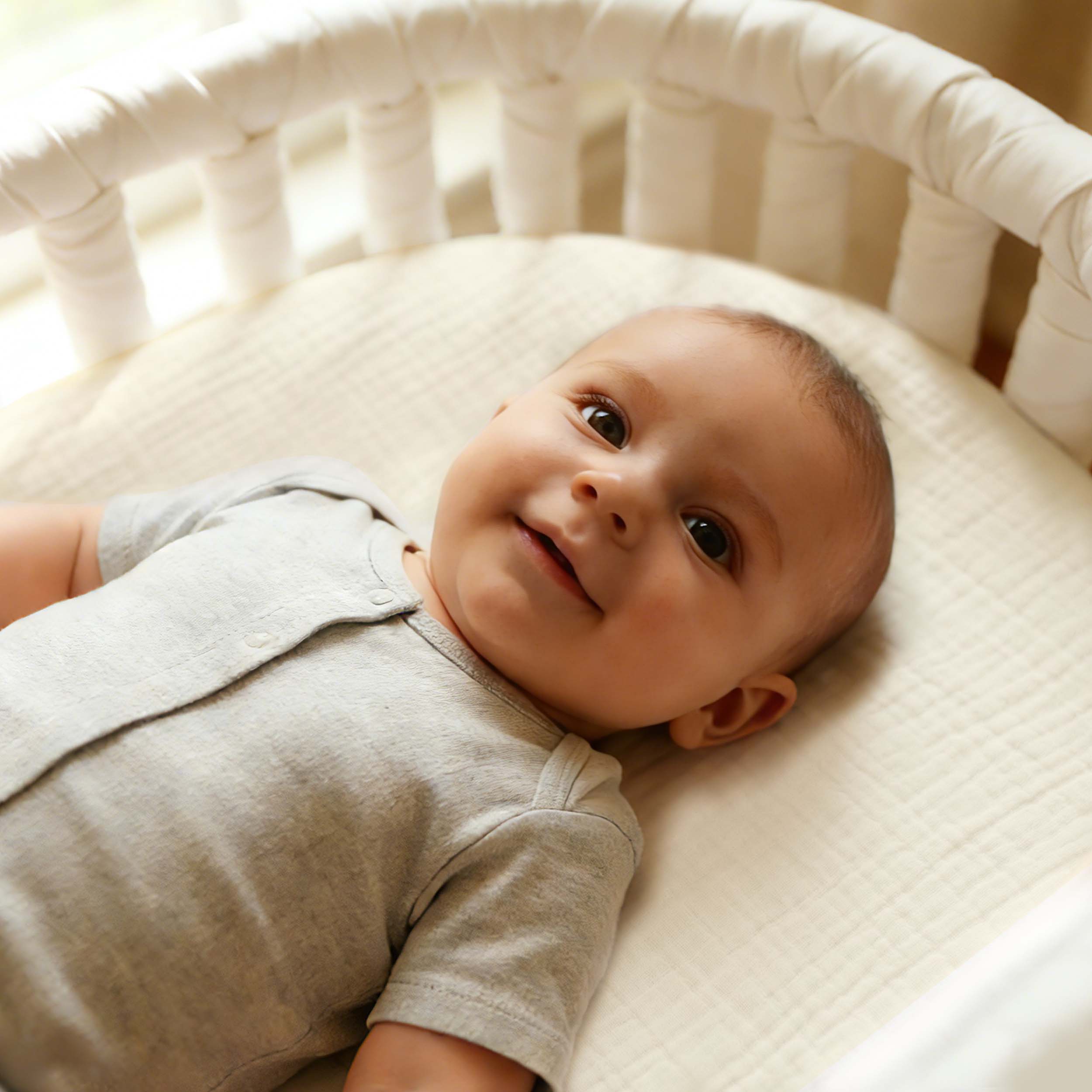 Fern & Woodland Pals | Muslin Bassinet Sheets 3-Pack | 33''*17''