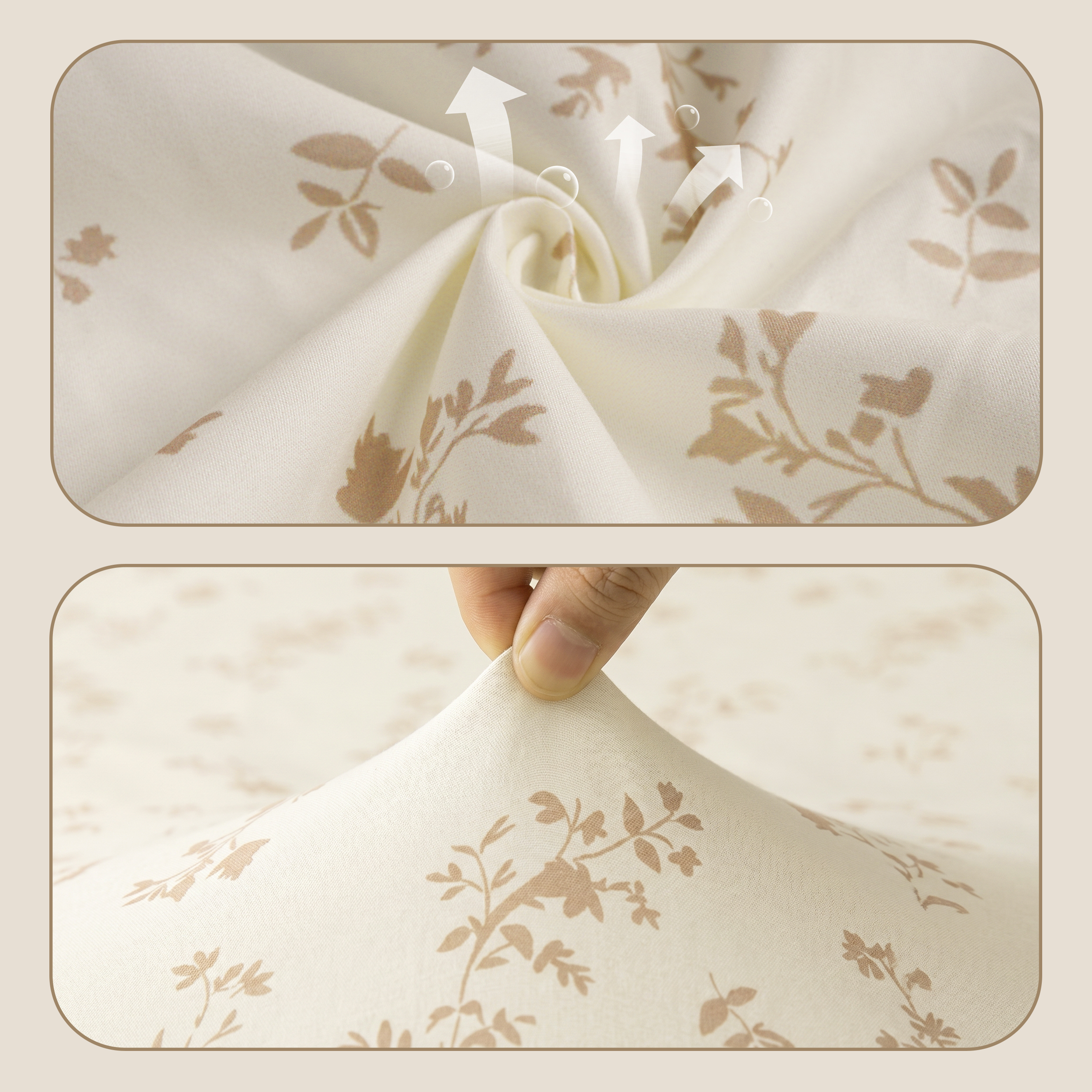 Blush Floral Meadow | Bassinet Sheets 3-Pack | 33*20''