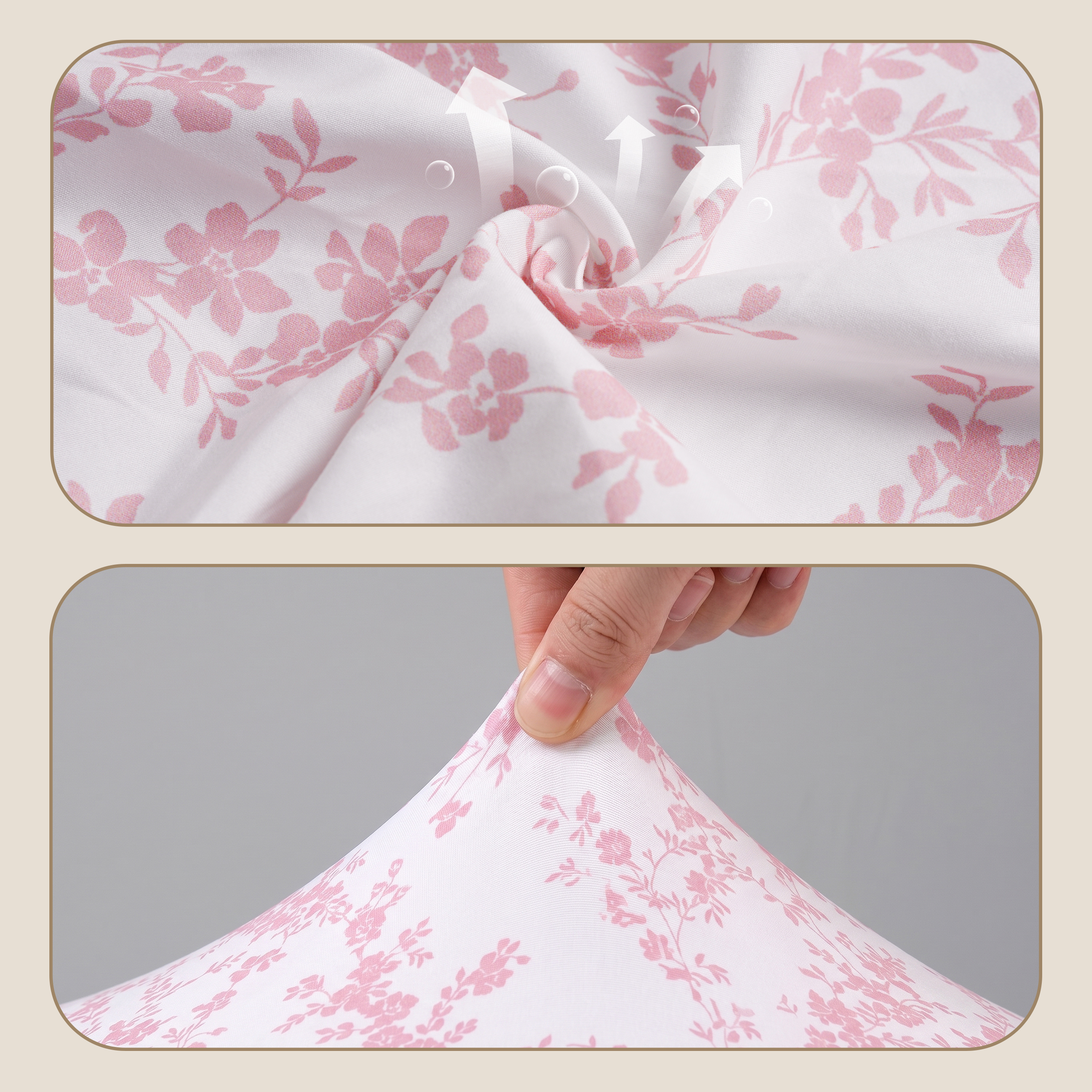 Blush Bow Bloom | Bassinet Sheets 3-Pack | 33*20''