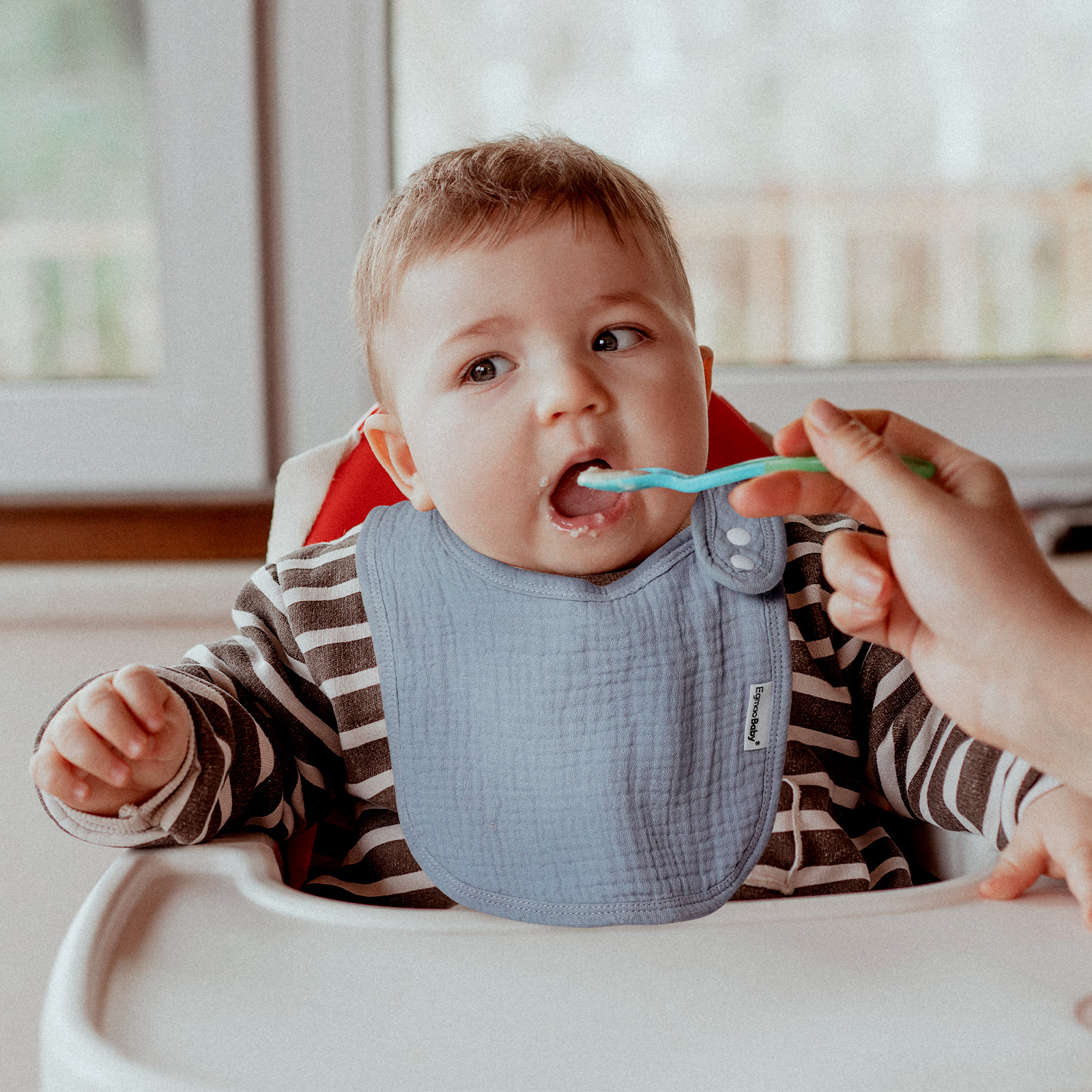 Pastel | Organic Cotton Bandana Bibs 5 Pack | 0-36 months