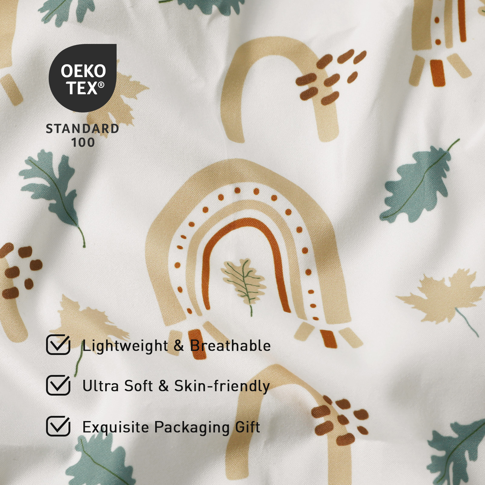 Cute Rainbow | Fitted Sheets 2-Pack