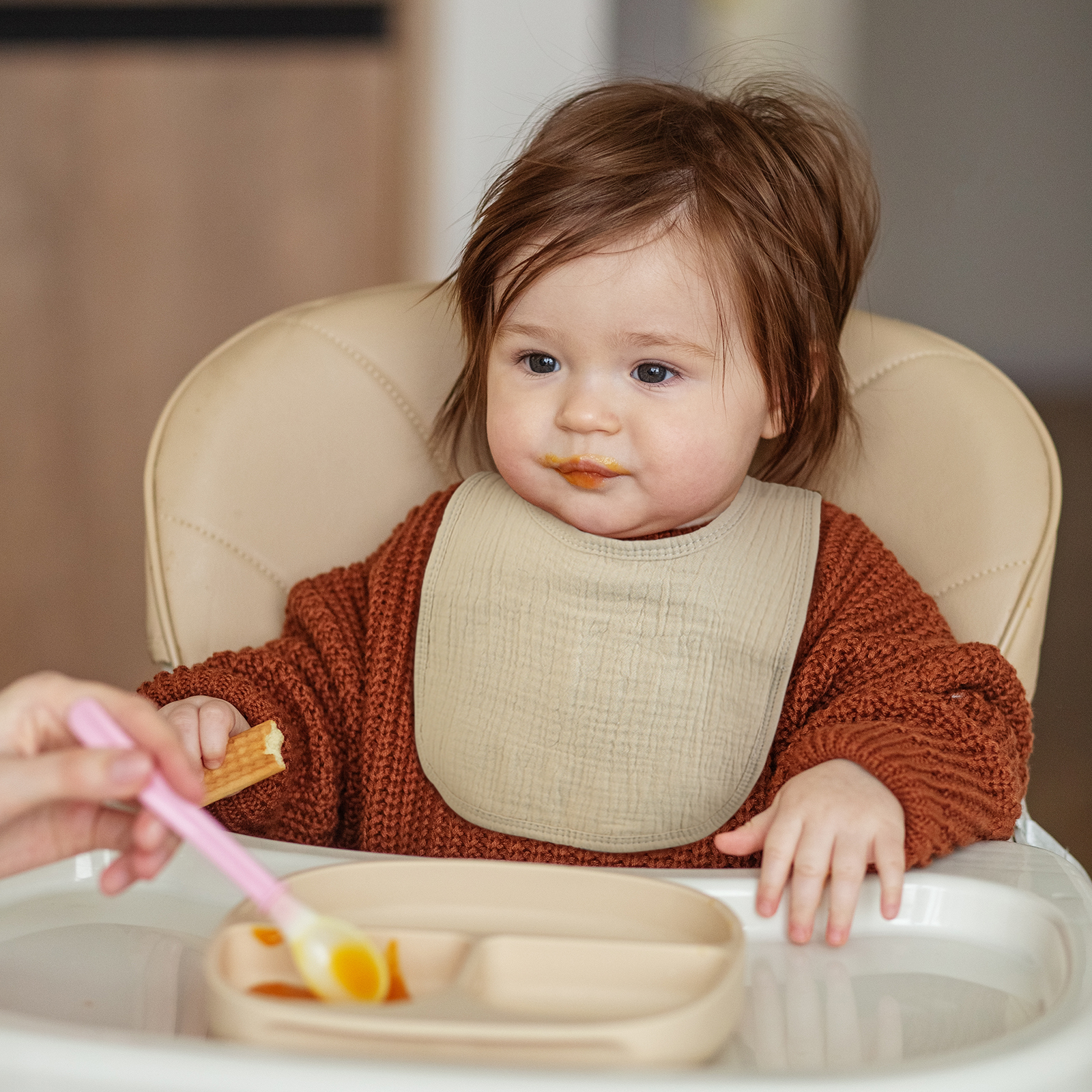 Vitality | baby muslin bibs 8 pack | 0-36 months