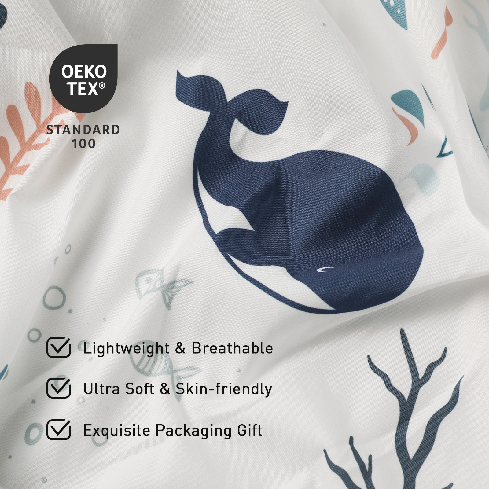 Fish & Sea | Fitted Sheets 2-Pack