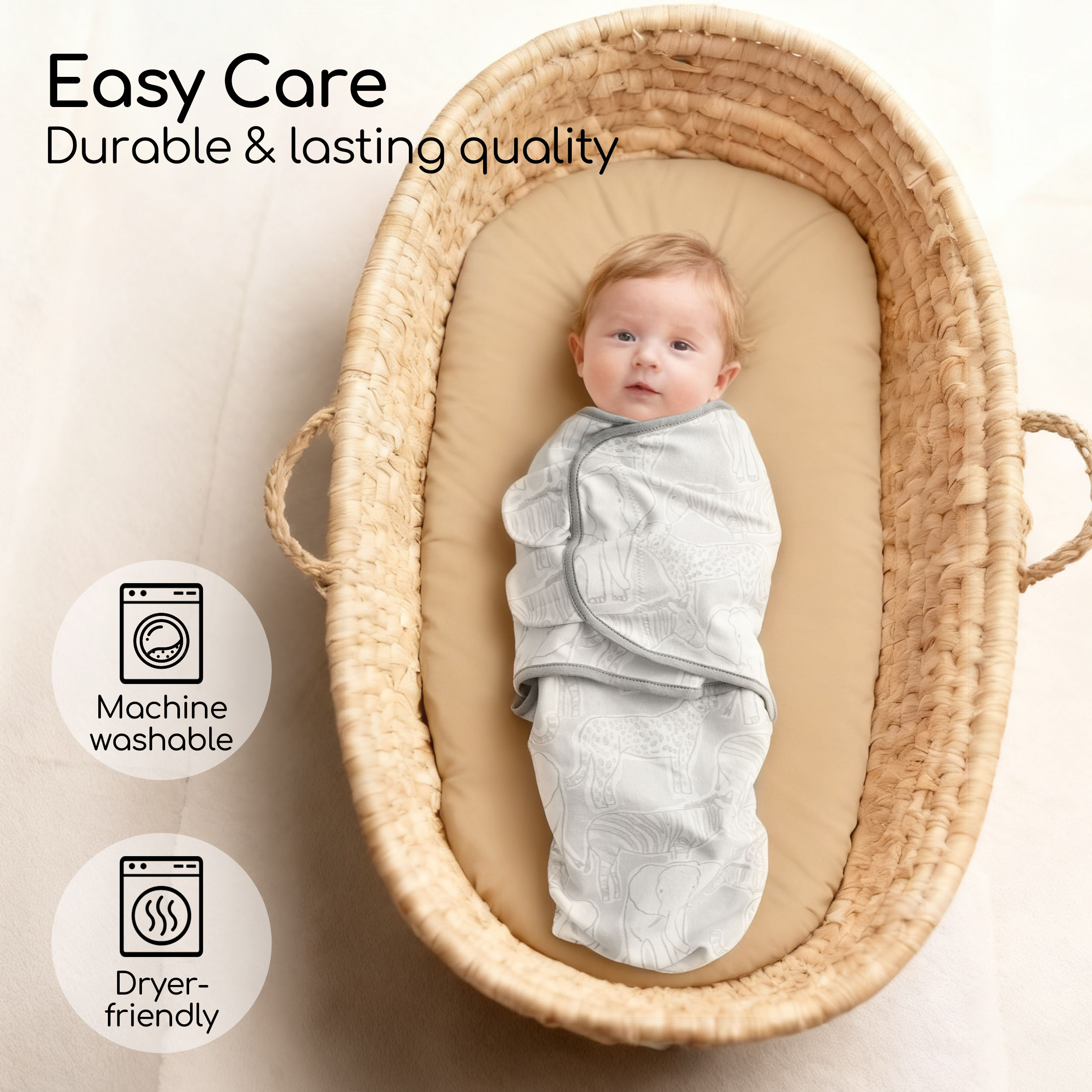 Misty Savanna | Baby Swaddle 2-Pack | 0-3 Months