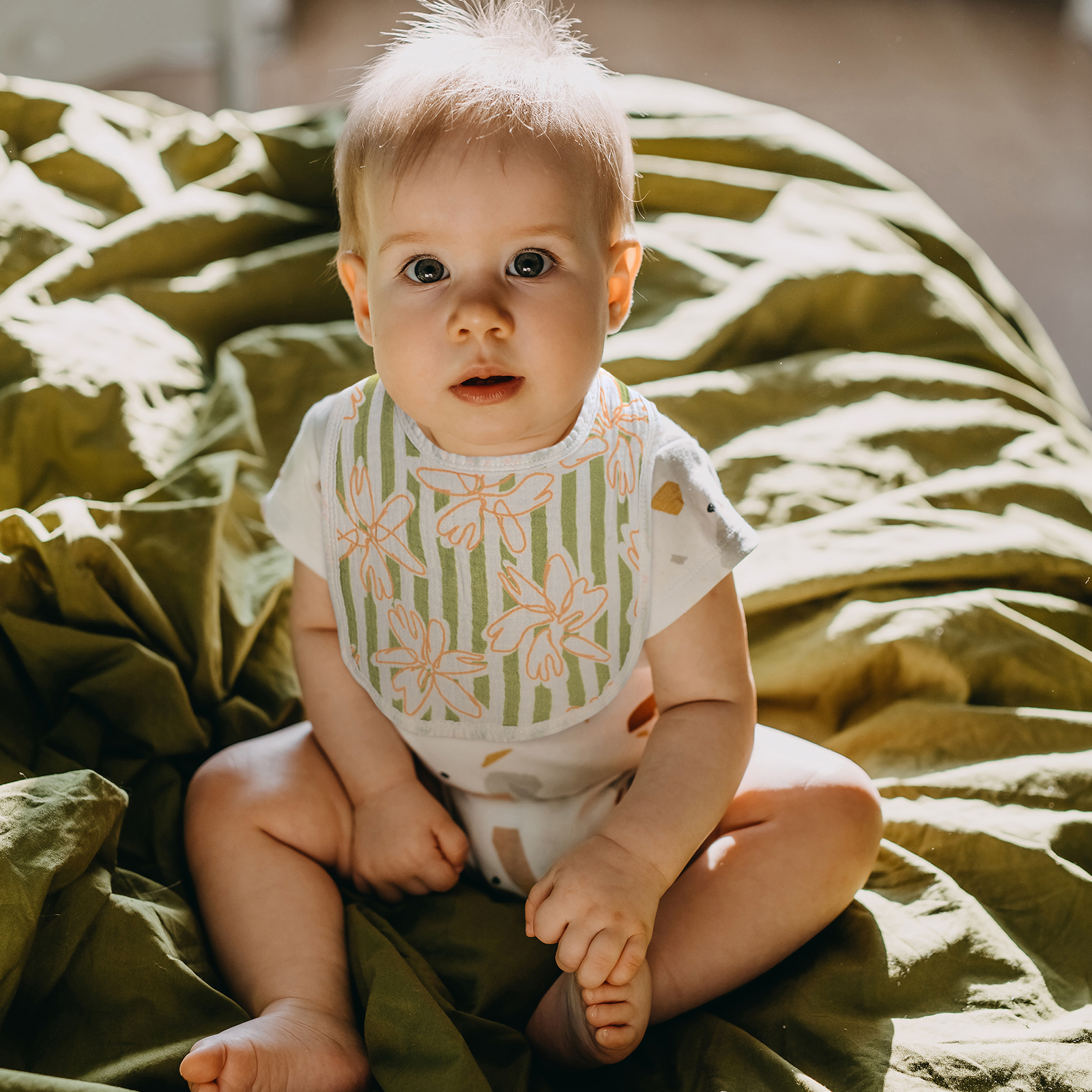 Spring Trip | baby muslin bibs 8 pack | 0-36 months