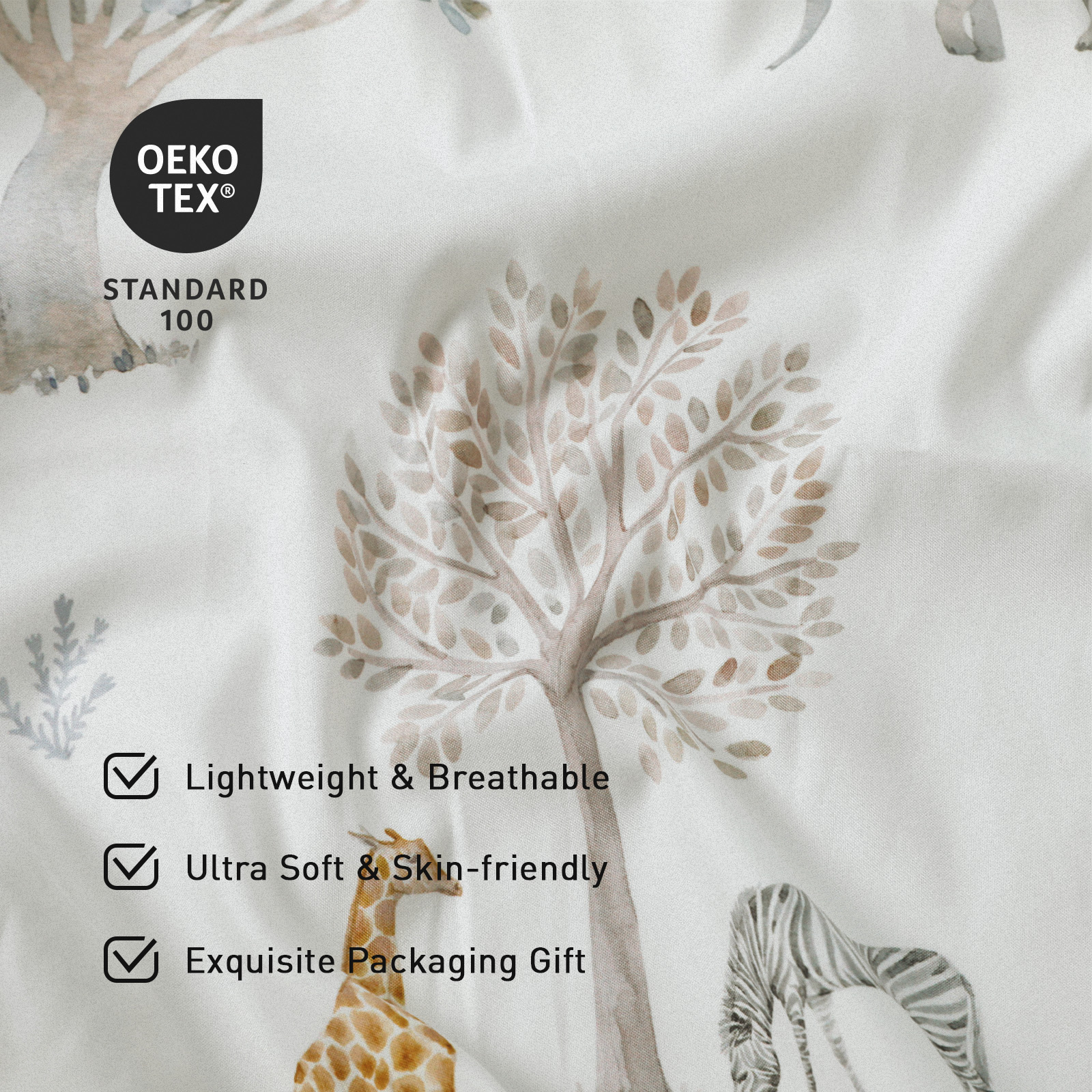 Natural History | Fitted Sheets 2-Pack
