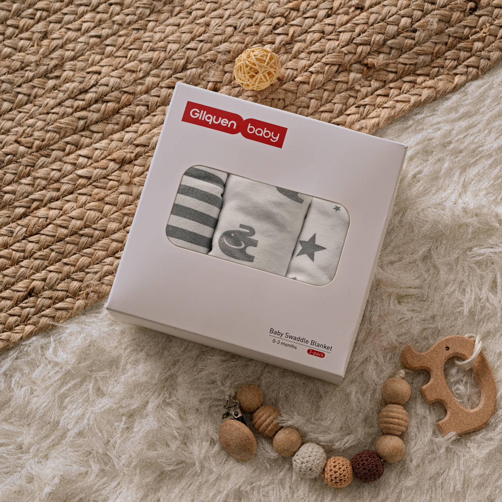 Little Star | Gllquen baby Swaddle 0-3 Months 3 Pack