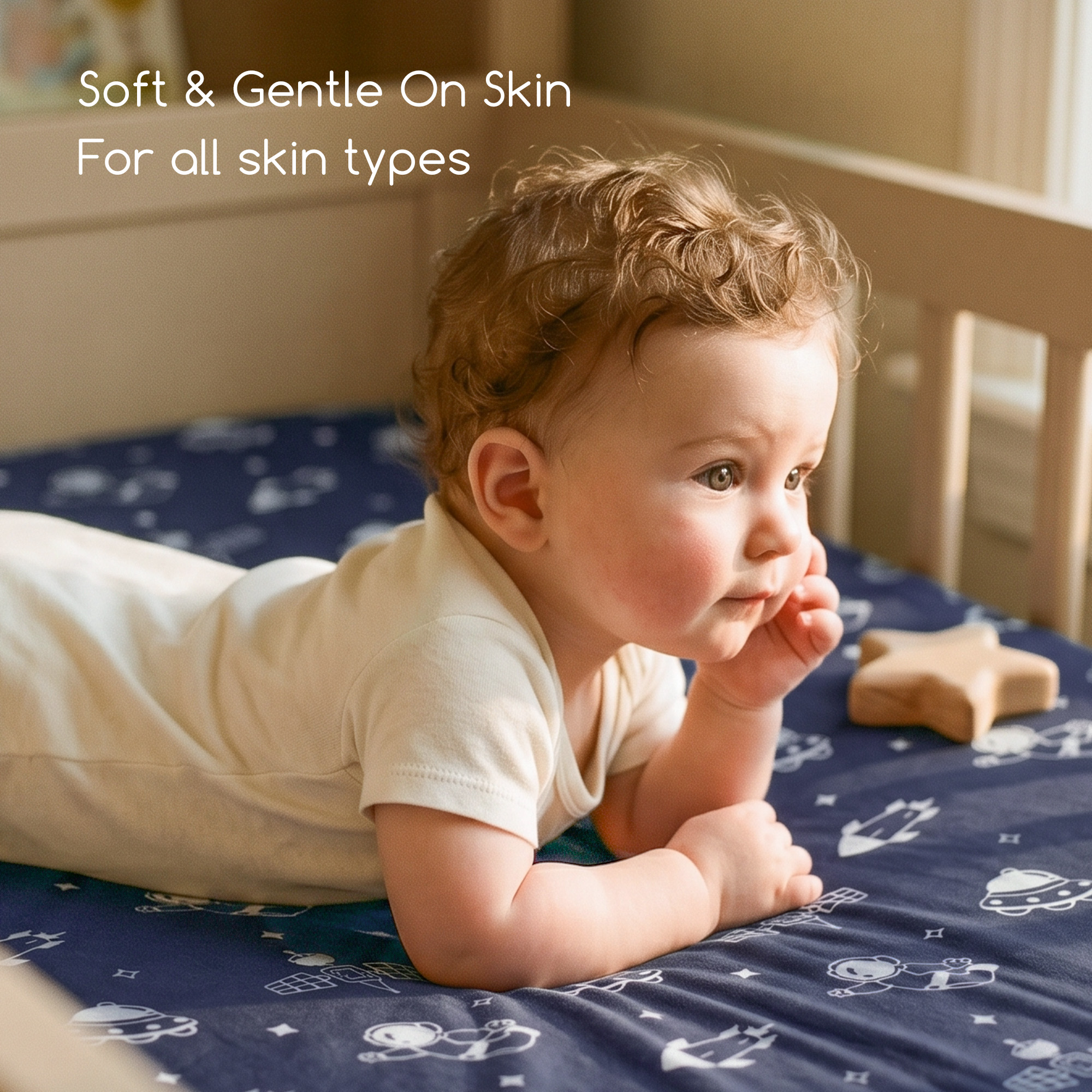 Midnight Space Adventure | Soft Microfiber Baby Crib Sheets 3 Pack